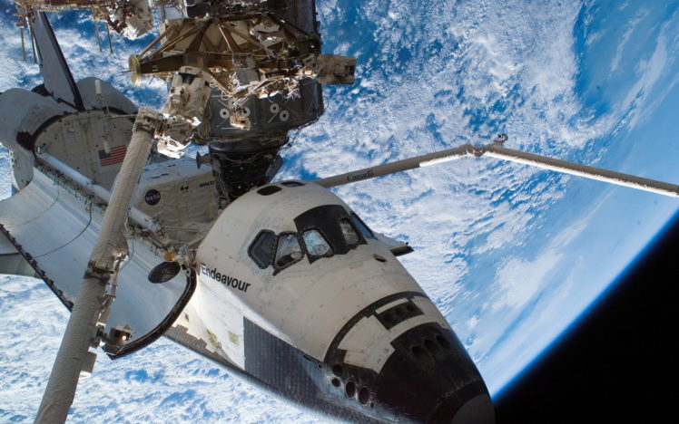 earth, From, Space, Space, Shuttle HD Wallpaper Desktop Background