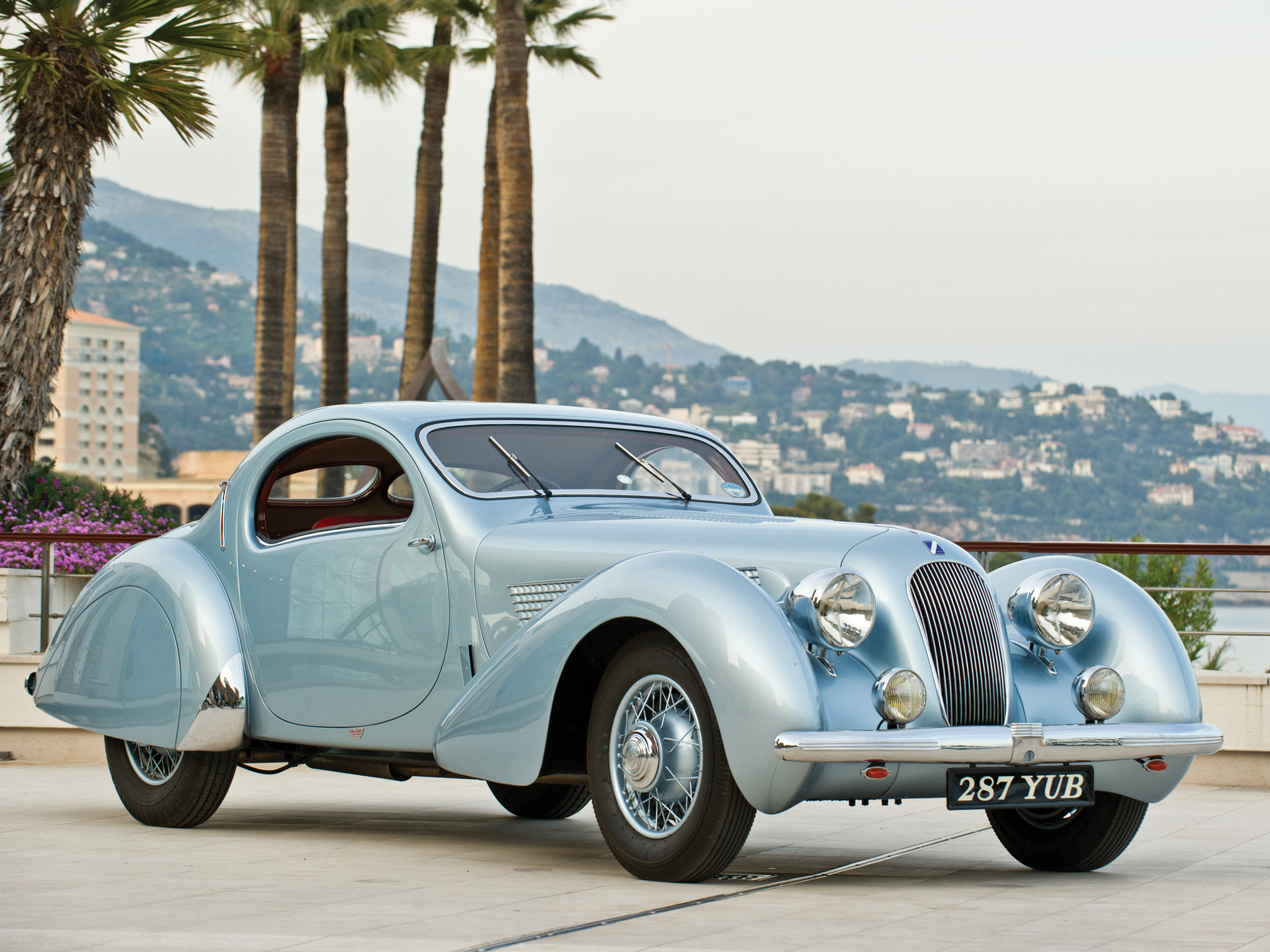 1938, Talbot, Lago, T23, Teardrop, Coupe, Figoni, Falaschi, Retro, Gh Wallpaper
