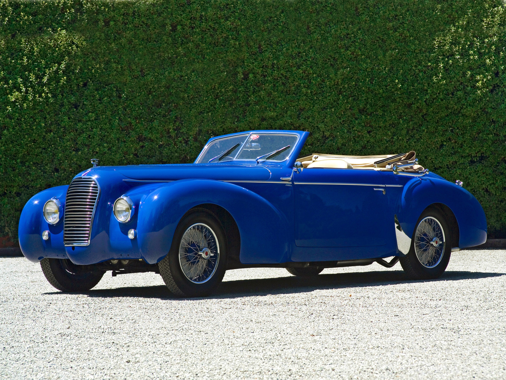 1949, Talbot, Lago, T26, Record, Drophead, Coupe, Retro Wallpaper