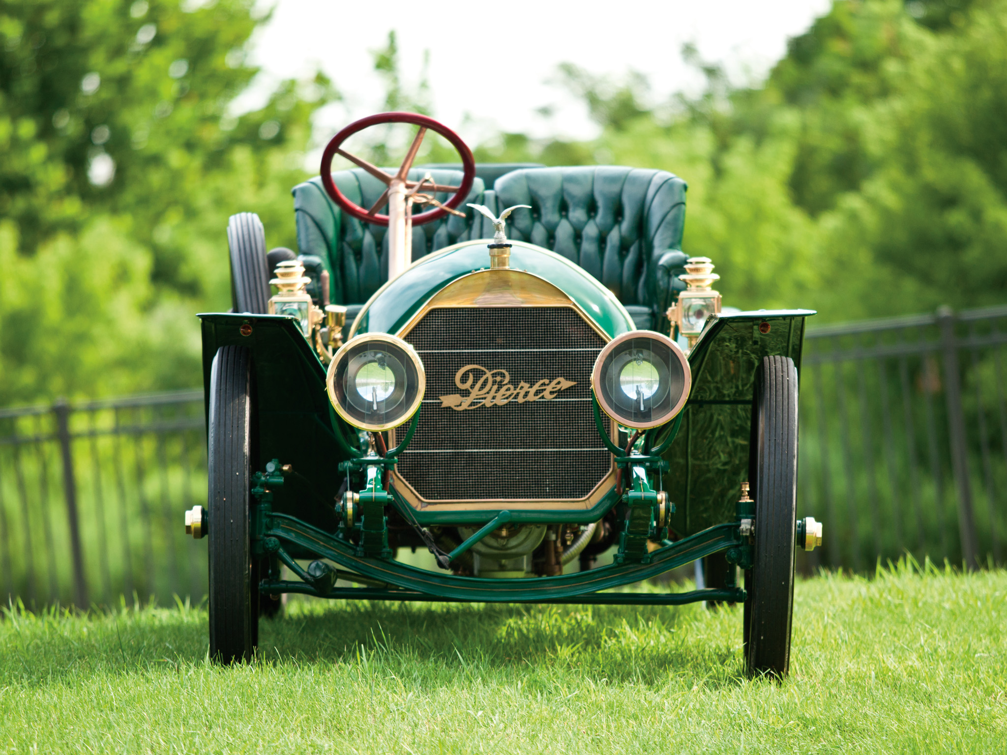 1909, Pierce, Arrow, Model uu, 36 hp, Runabout, Retro Wallpaper
