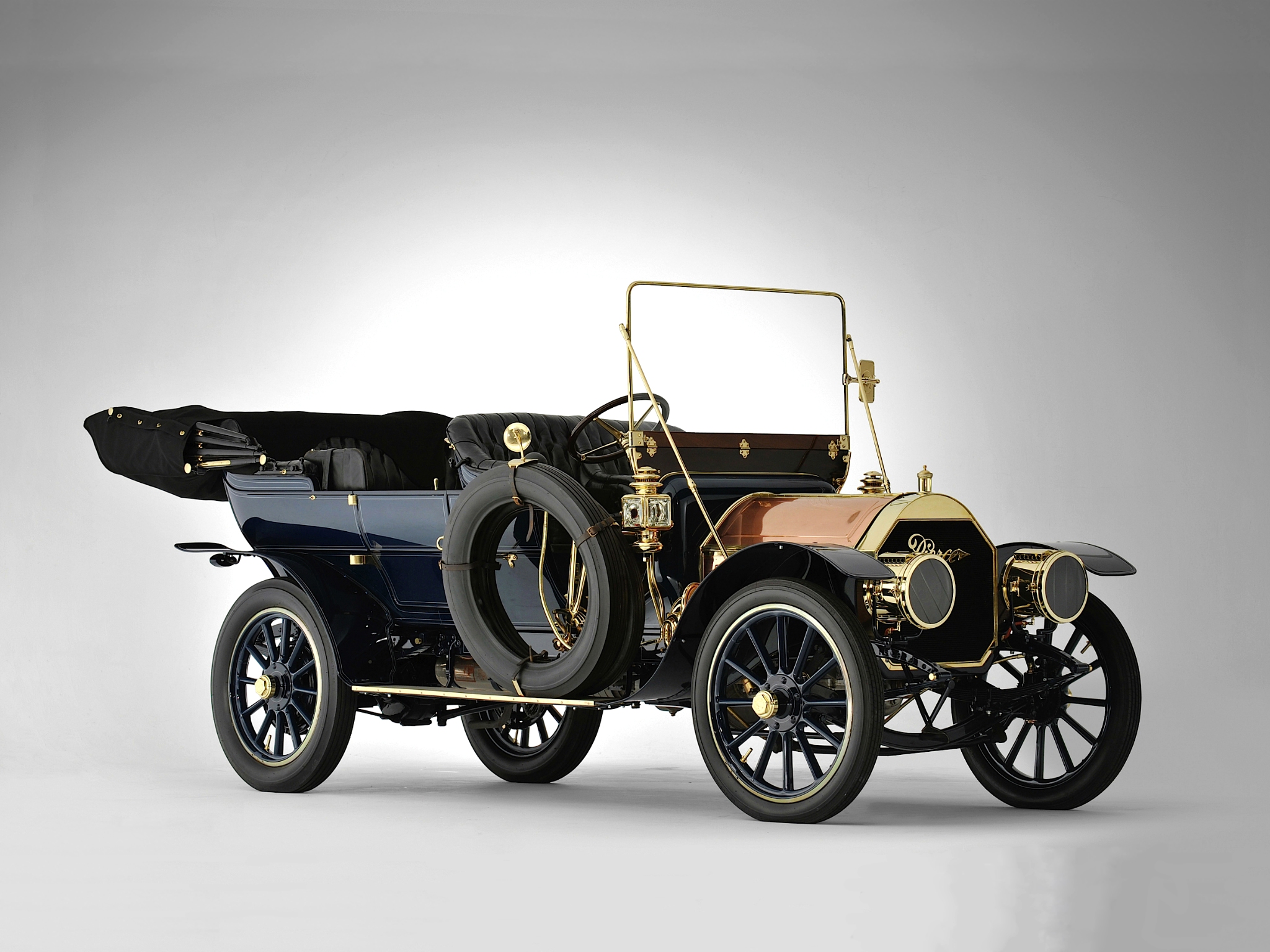 1909, Pierce, Great, Arrow, Series pp 40, Hp, Touring, Retro Wallpaper