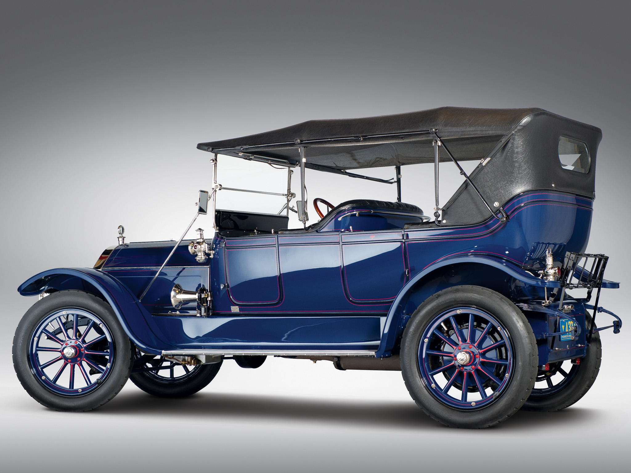 1913, Pierce, Arrow, Model 48b, 5 passenger, Touring, Retro Wallpaper