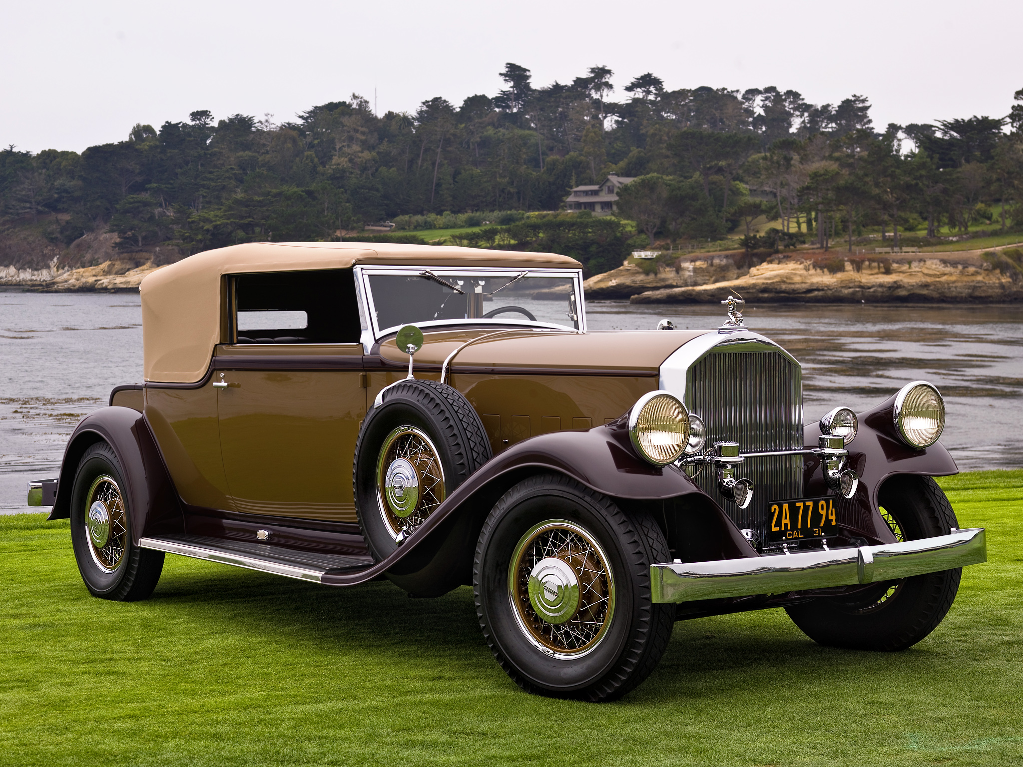 1931, Pierce, Arrow, Model 41, Convertible, Victoria, Lebaron, Retro Wallpaper