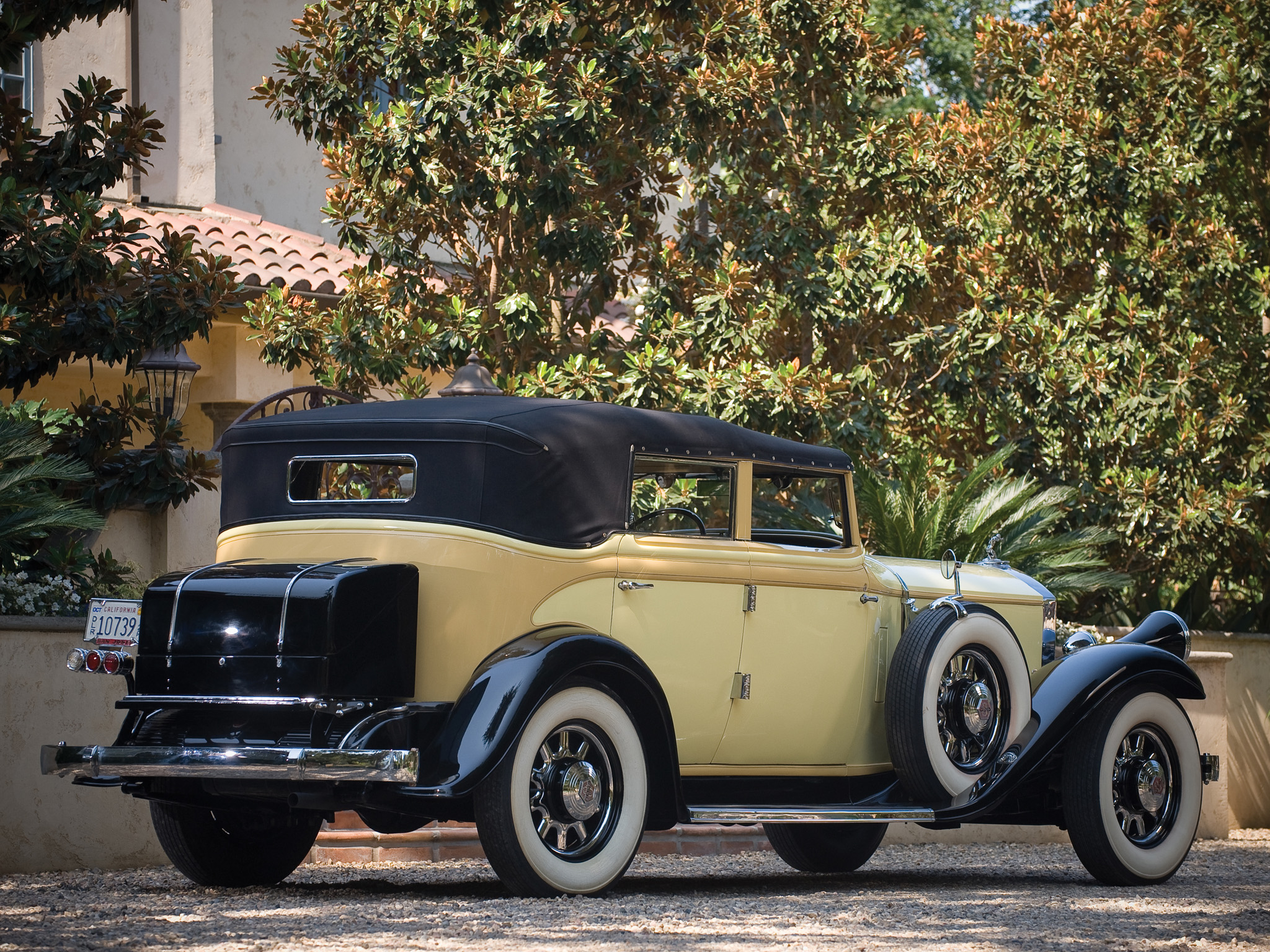 1932, Pierce, Arrow, Model 54, Convertible, Sedan, Retro, Luxury Wallpaper