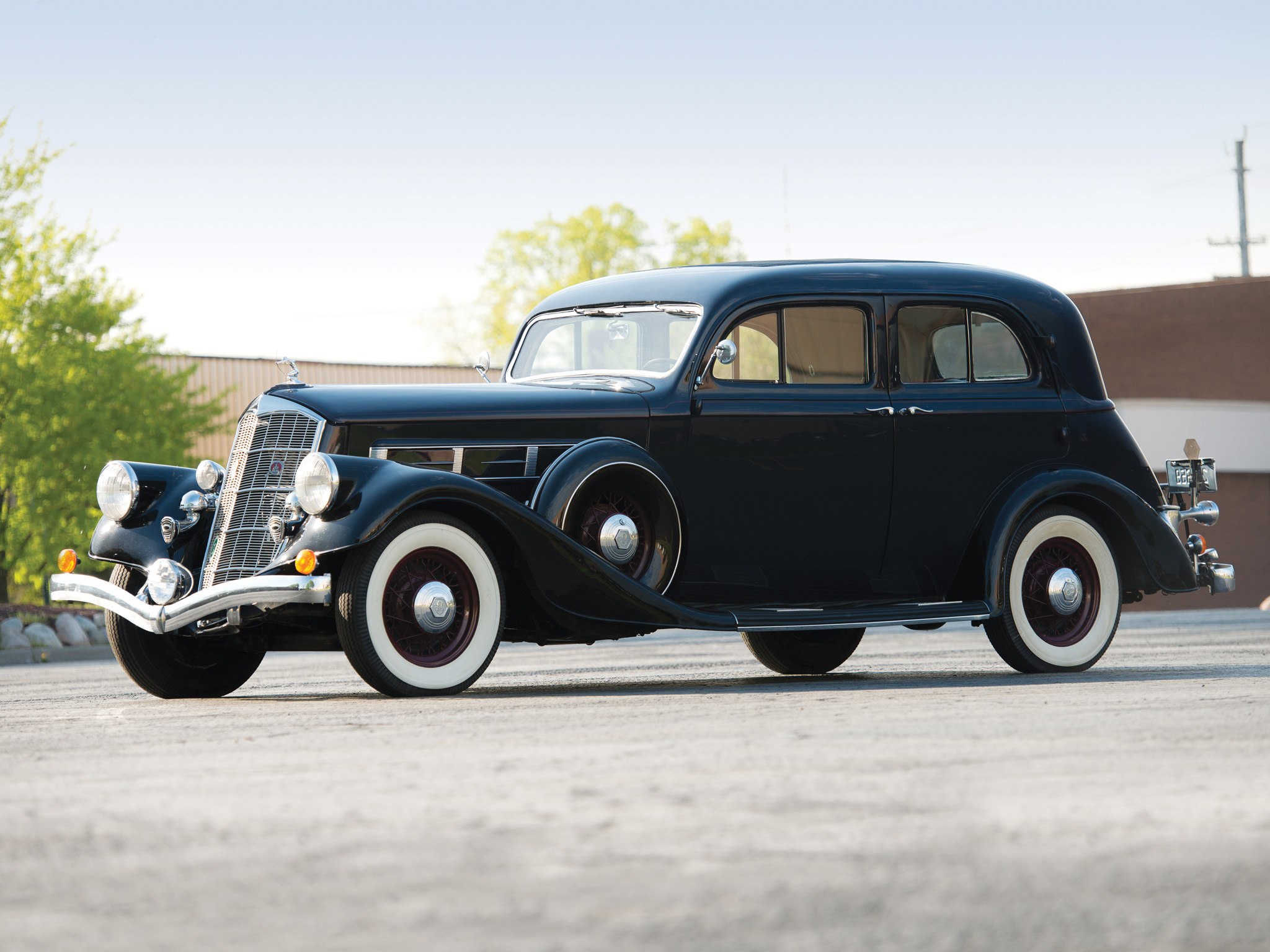 1934, Pierce, Arrow, Model 836a, 4 door, Sedan, Retro Wallpaper