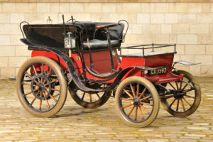 1901, Stirling, 5 hp, Dos a dos, Light, Dog, Cart, Retro