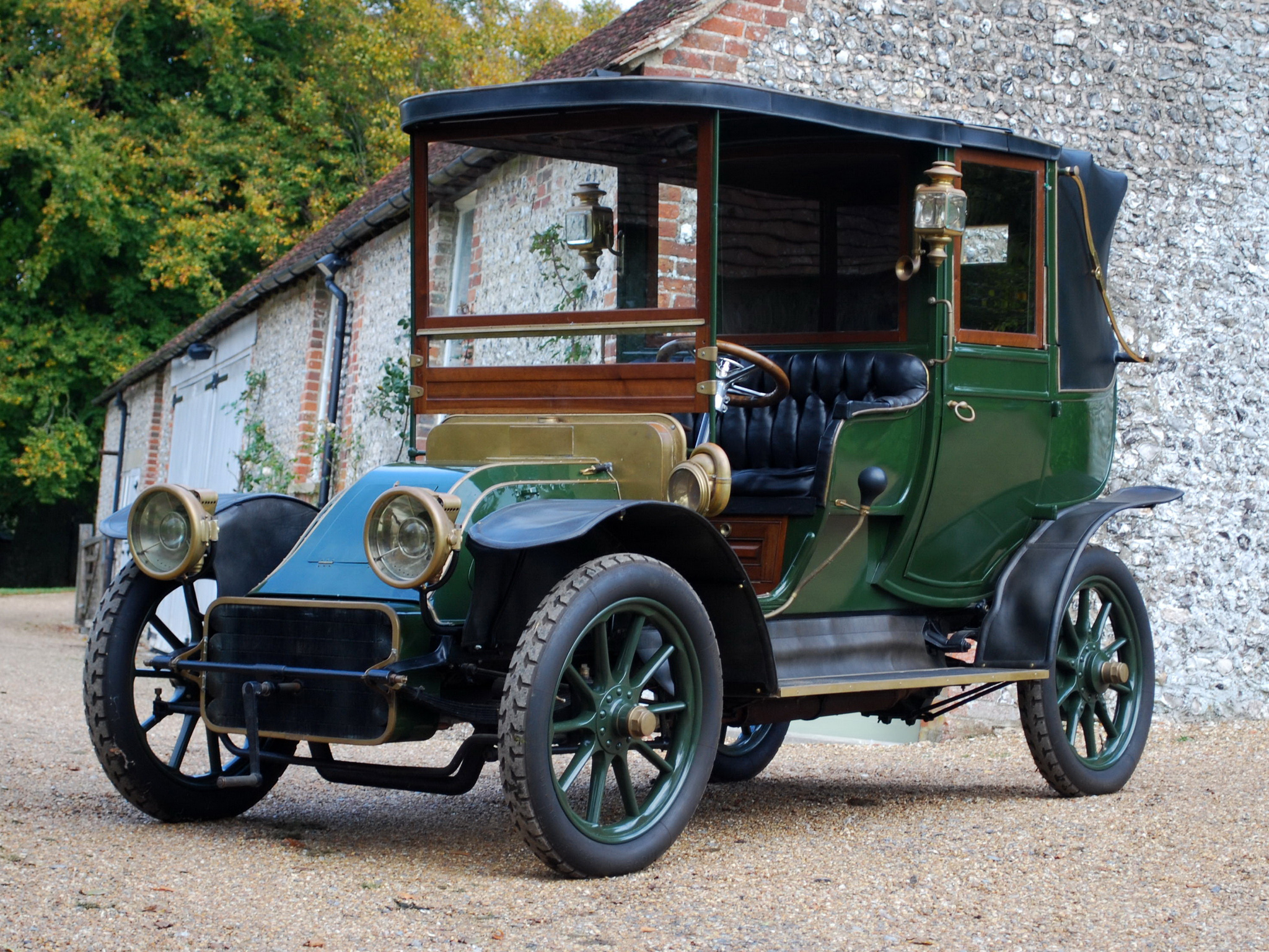 1906, Cgv, 20 hp, Tc1, Landaulet, Retro Wallpaper