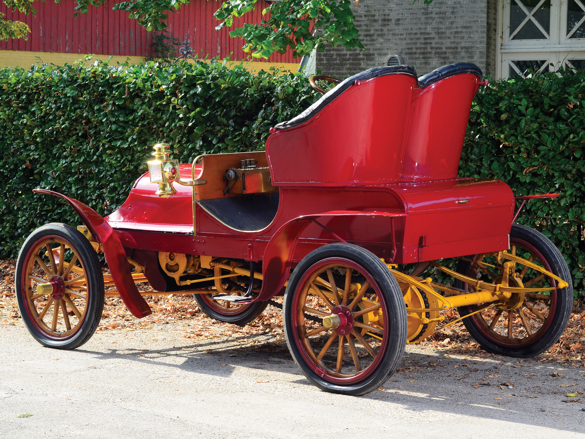 1906, Franklin, Model e, Runabout, Retro Wallpaper