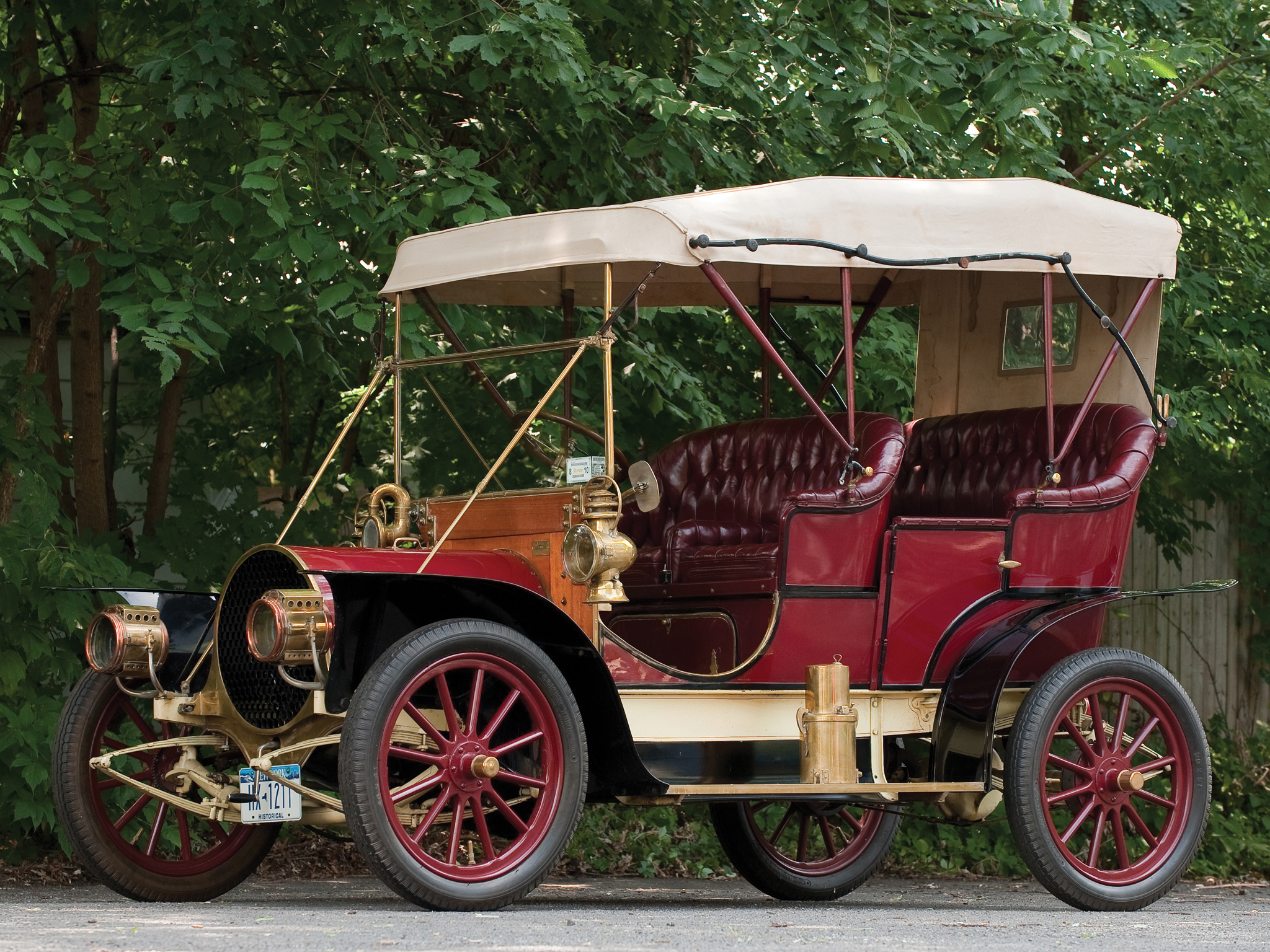 1906, Franklin, Model g, Touring, Retro Wallpaper