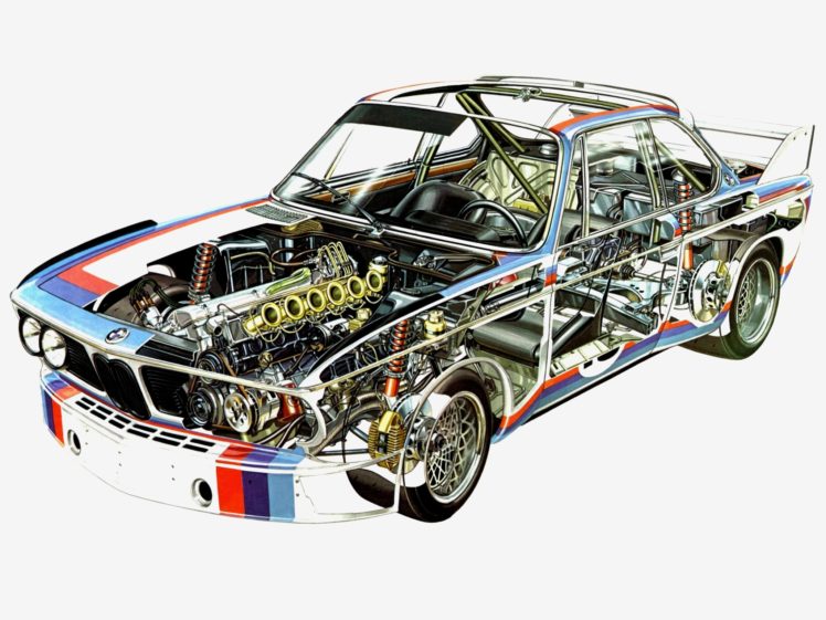 1971, Bmw, 3, 0, Csl, Race, Car, E 9, Racing, Interior, Engine HD Wallpaper Desktop Background