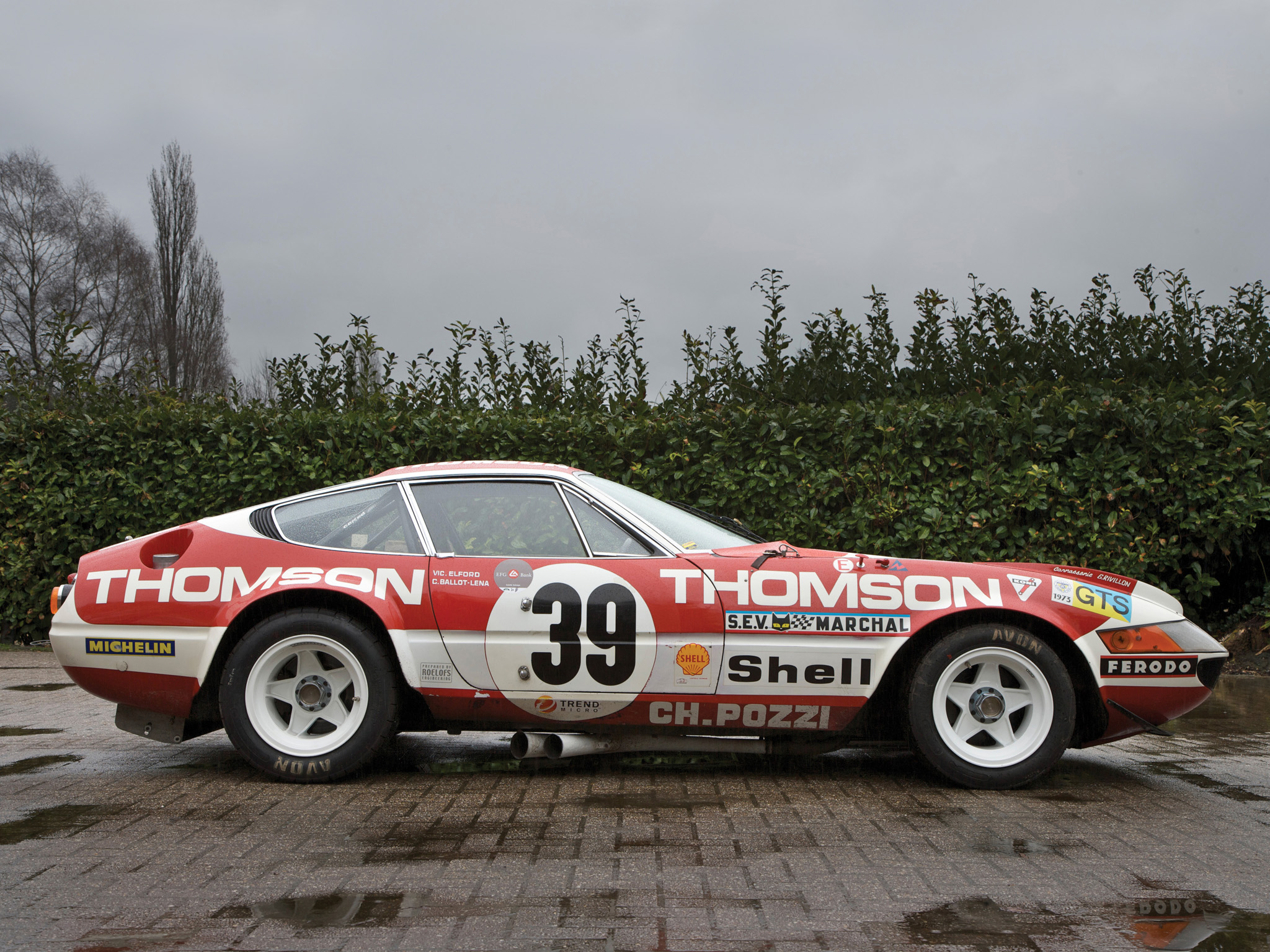 1973, Ferrari, 365, Gtb 4, Daytona, Competizione, Series, 3, Race, Racing, Supercar Wallpaper
