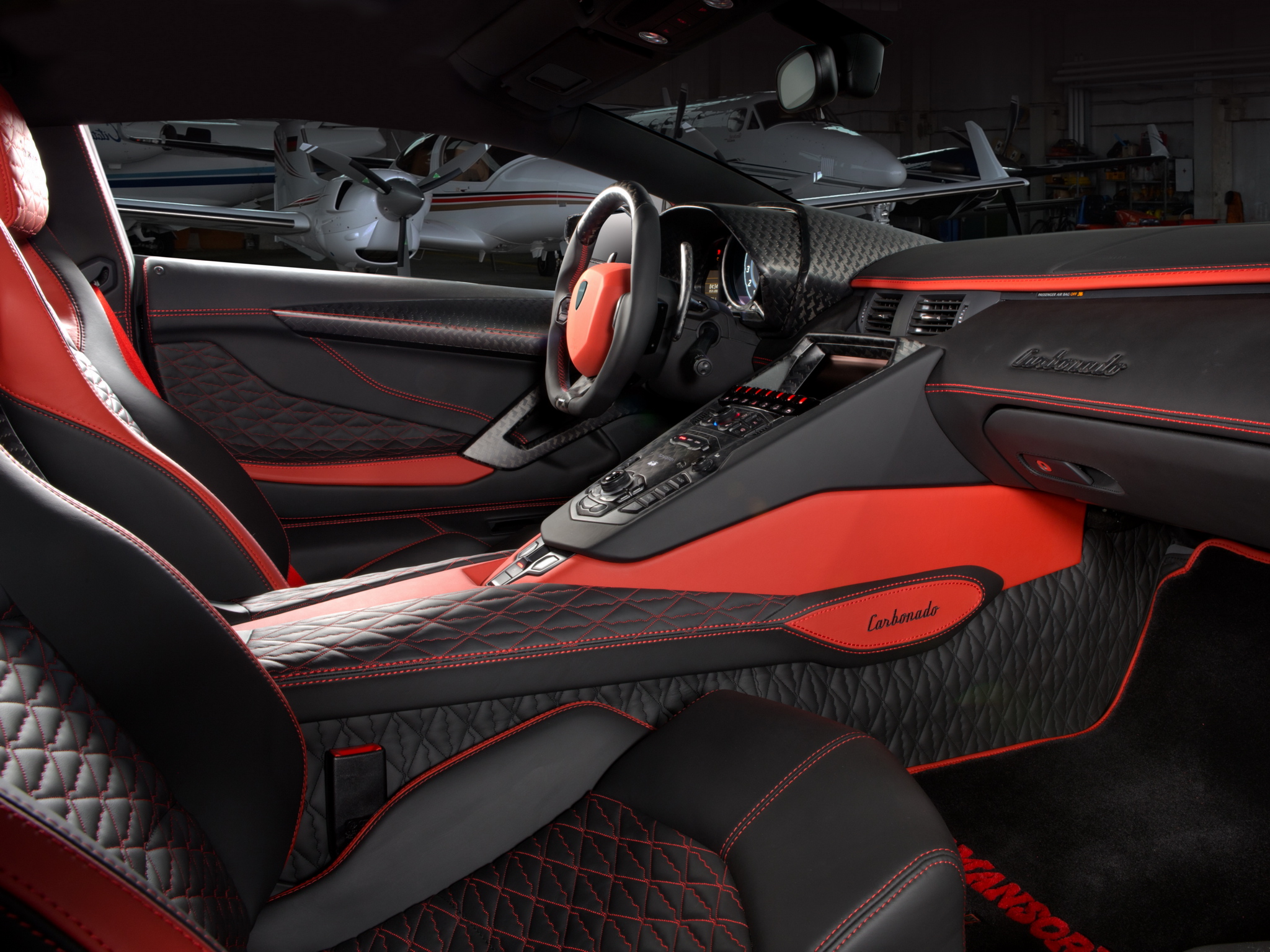 2012, Mansory, Lamborghini, Aventador, Lp700 4, Carbonado, Lb834, Supercar, Interior Wallpaper