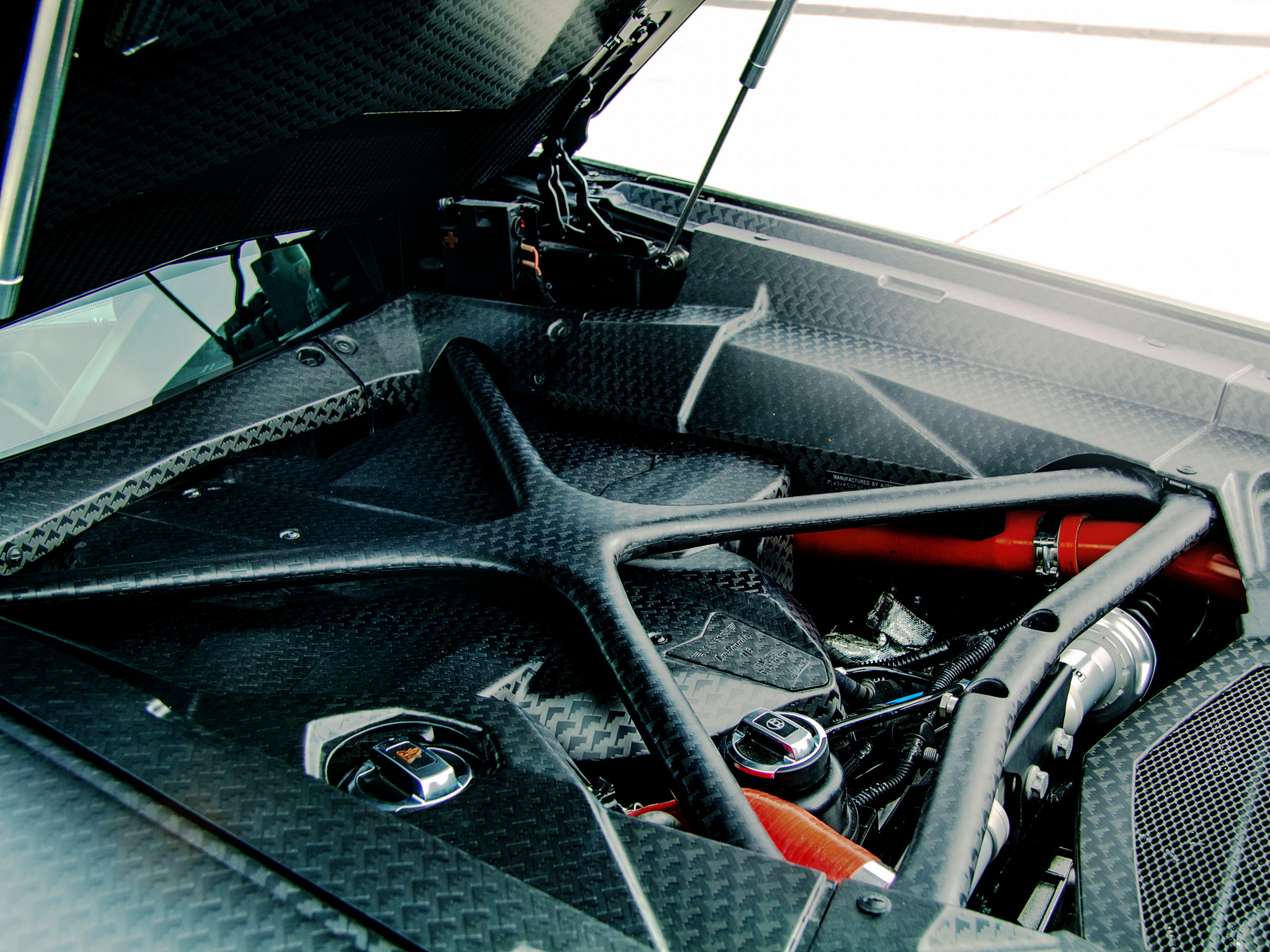 2012, Mansory, Lamborghini, Aventador, Lp700 4, Carbonado, Lb834, Supercar, Engine Wallpaper