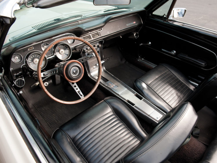 1967, Ford, Mustang, Convertible, Muscle, Classic, Interior HD Wallpaper Desktop Background