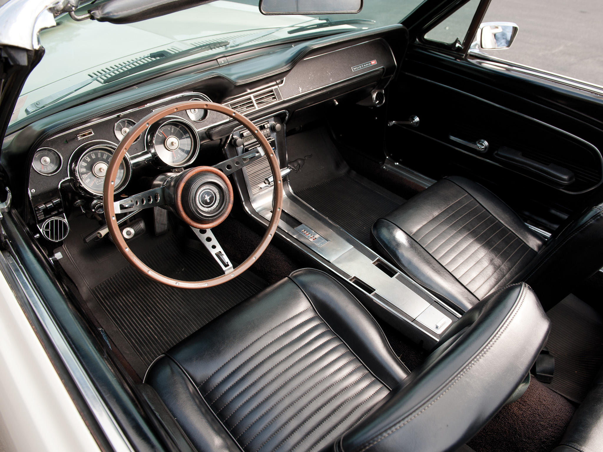 1967, Ford, Mustang, Convertible, Muscle, Classic, Interior Wallpaper