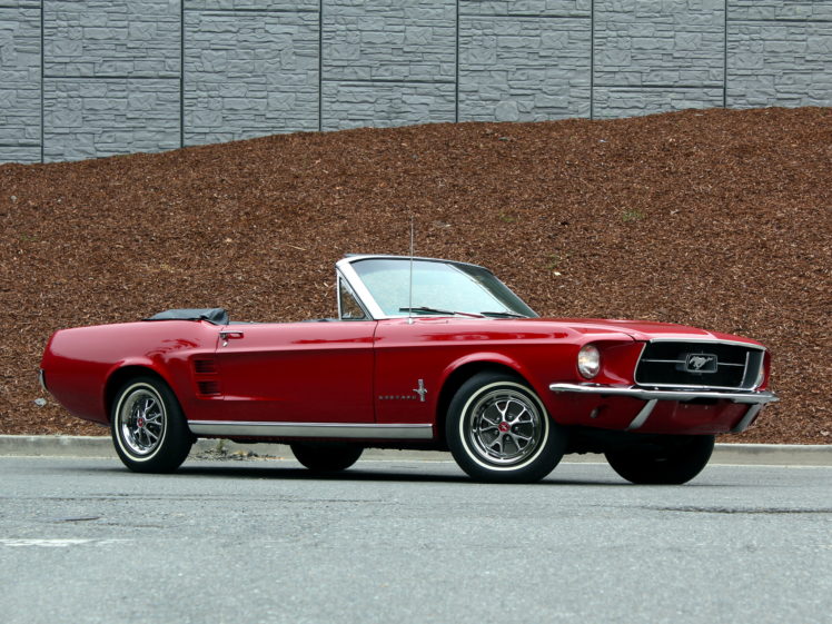 1967, Ford, Mustang, Convertible, Muscle, Classic HD Wallpaper Desktop Background