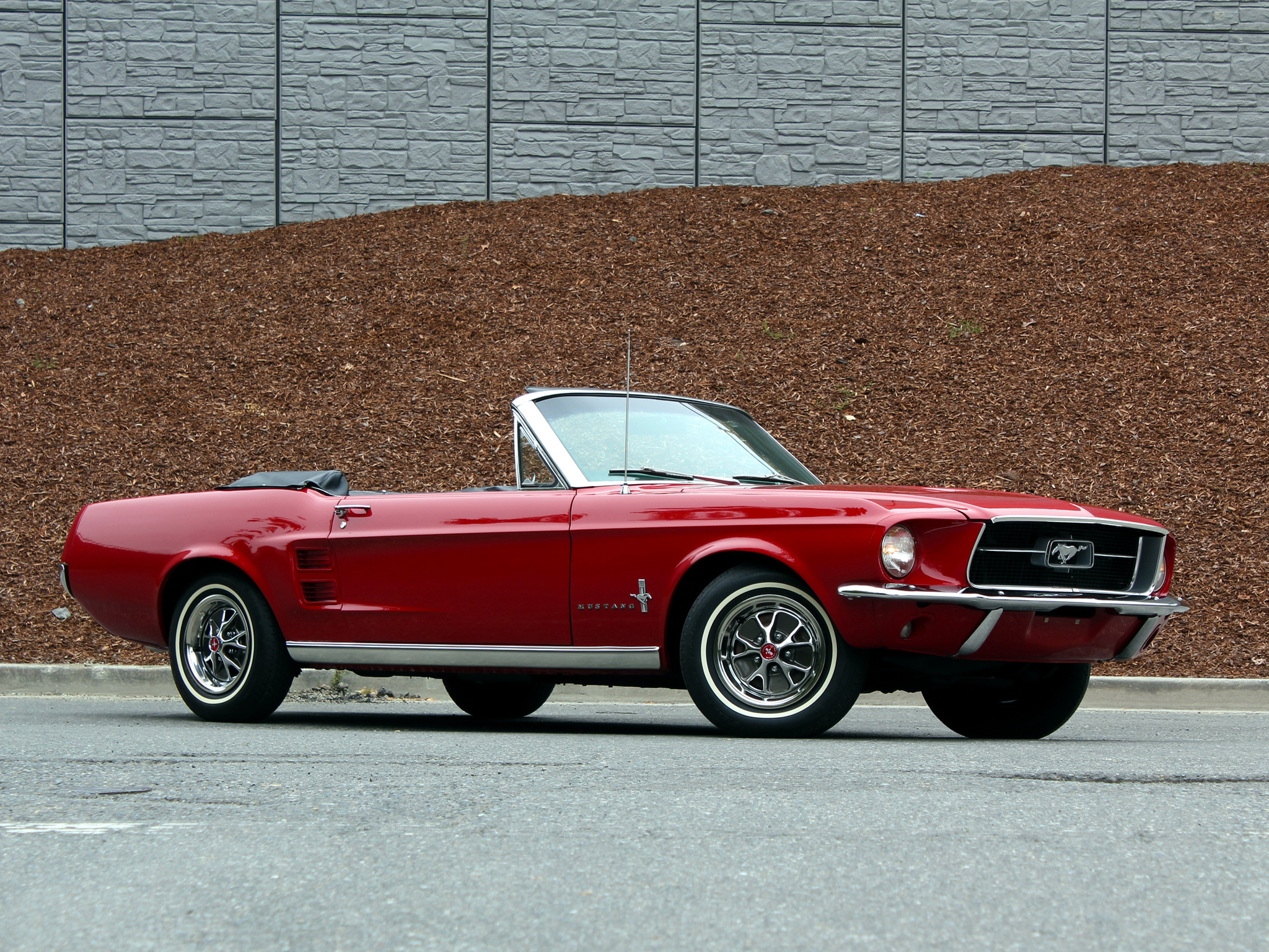 1967, Ford, Mustang, Convertible, Muscle, Classic Wallpaper