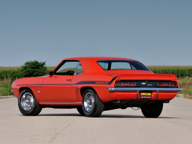 1969, Chevrolet, Camaro, Yenko, S c, 427, Muscle, Classic HD Wallpaper Desktop Background
