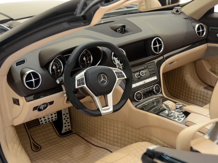 2013, Brabus, 800, Mercedes, Benz, Roadster, R231, Interior HD Wallpaper Desktop Background