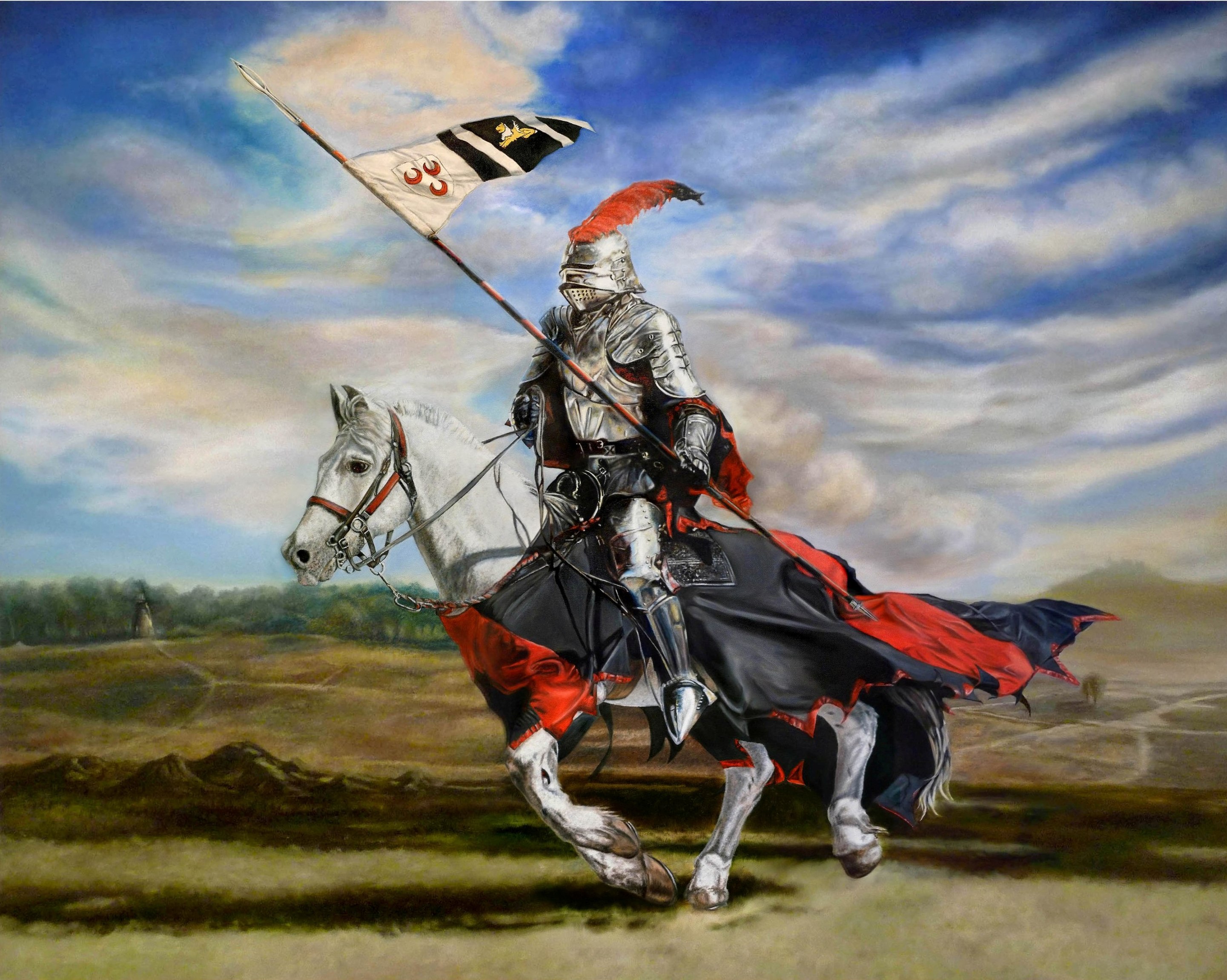 warrior, Horse, Armor, Spear, Helmet, Knight Wallpaper