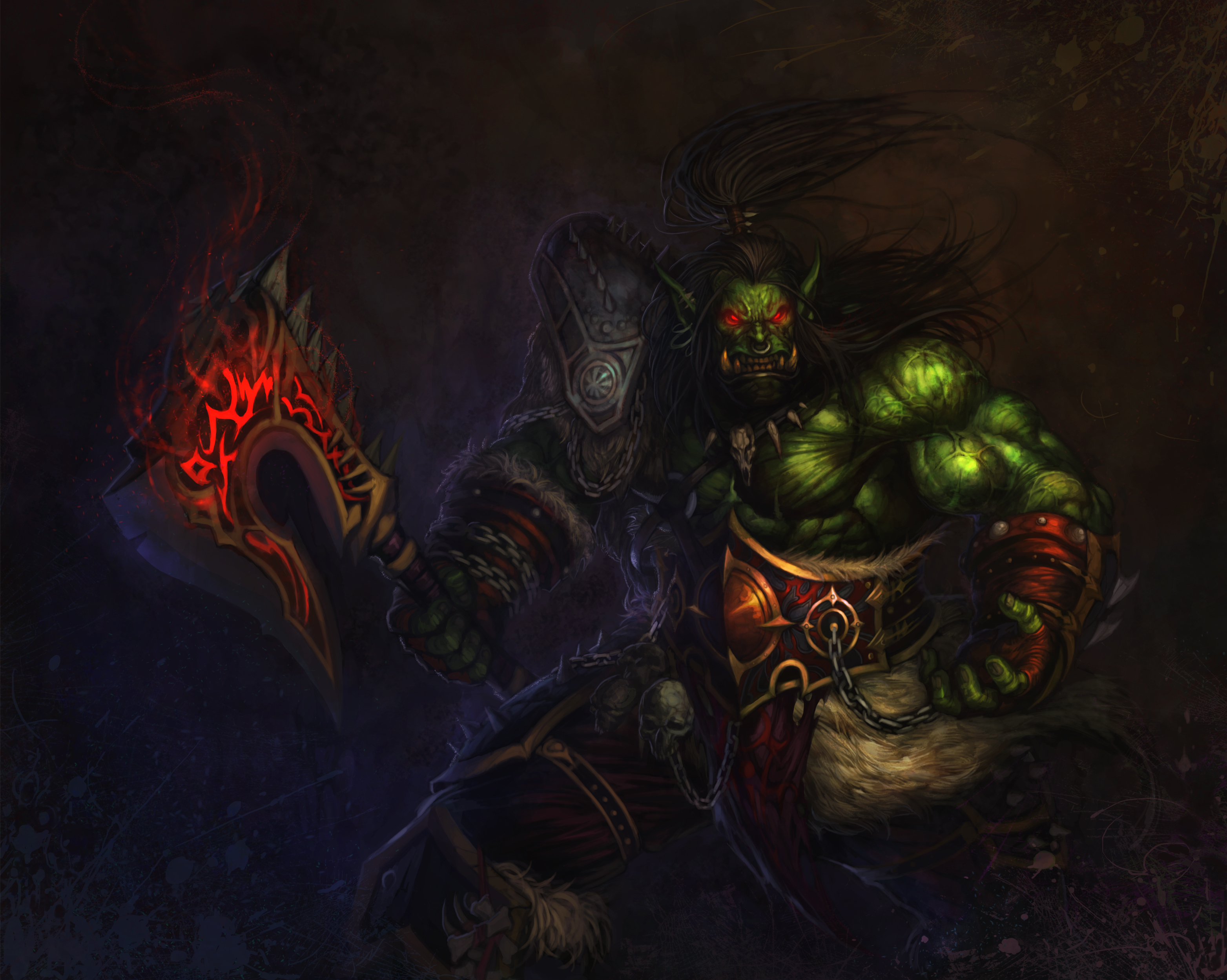 world, Of, Warcraft, Wow, Orc, Warrior, Games, Fantasy Wallpaper