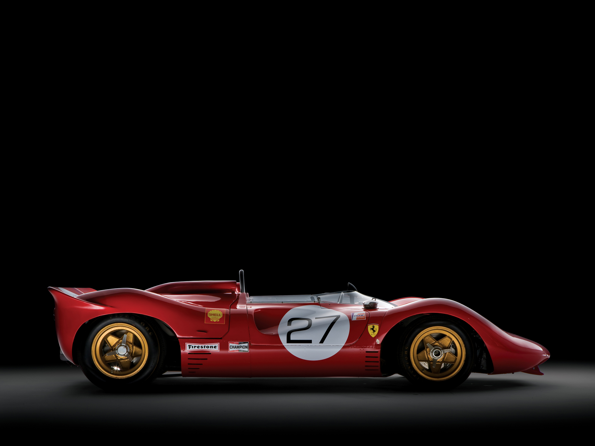 1967, Ferrari, 350, Can am, Race, Racing, Classic Wallpaper