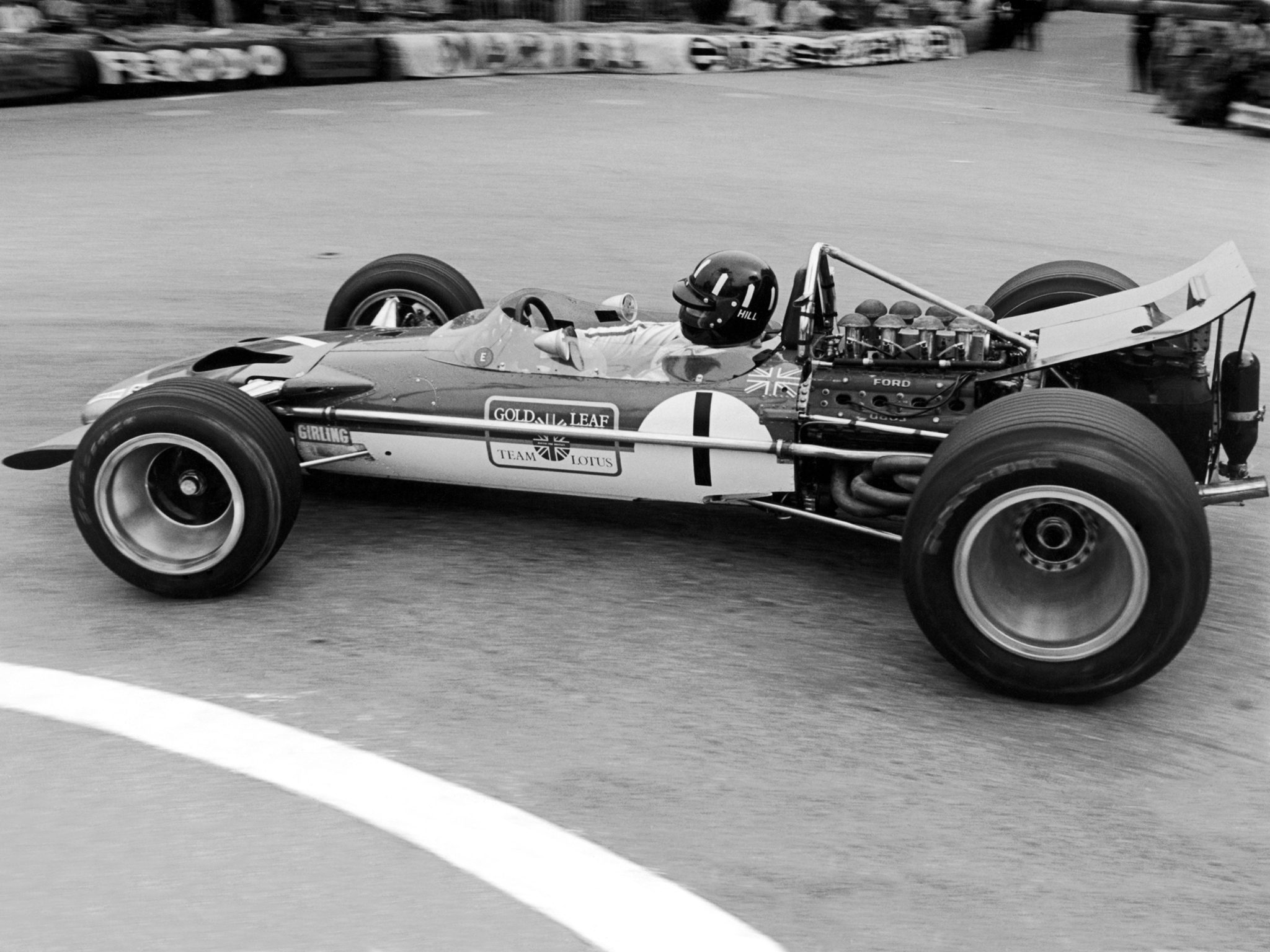 1968, Lotus, 49b, Formula, One, F 1, Race, Racing, Engine Wallpaper
