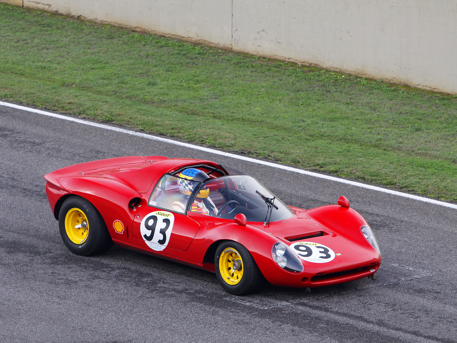 1966, Ferrari, 206, S, Dino, Spyder, By, Carrozzeria, Supercar, Race, Racing, Classic Wallpaper