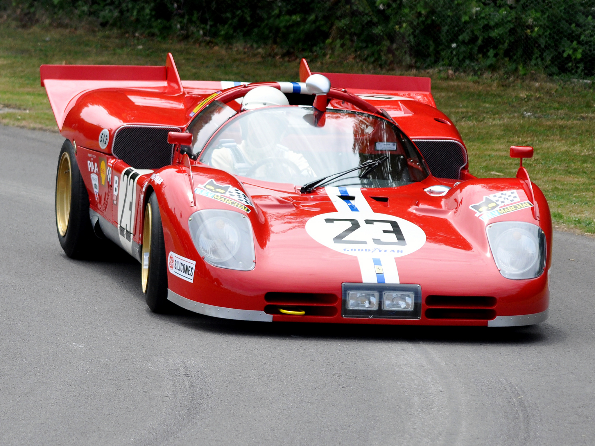 1970, Ferrari, 512, S, Race, Racing Wallpaper
