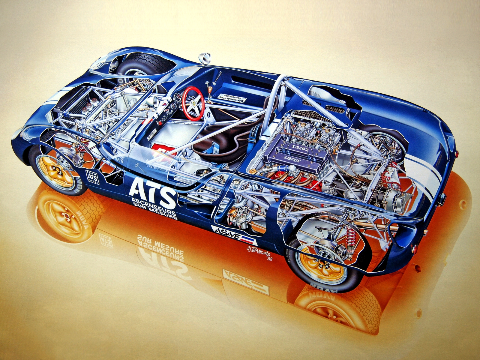 1962, Lotus, 23b, Sports, Racer, Race, Racing, Classic, Engine, Interior Wallpaper