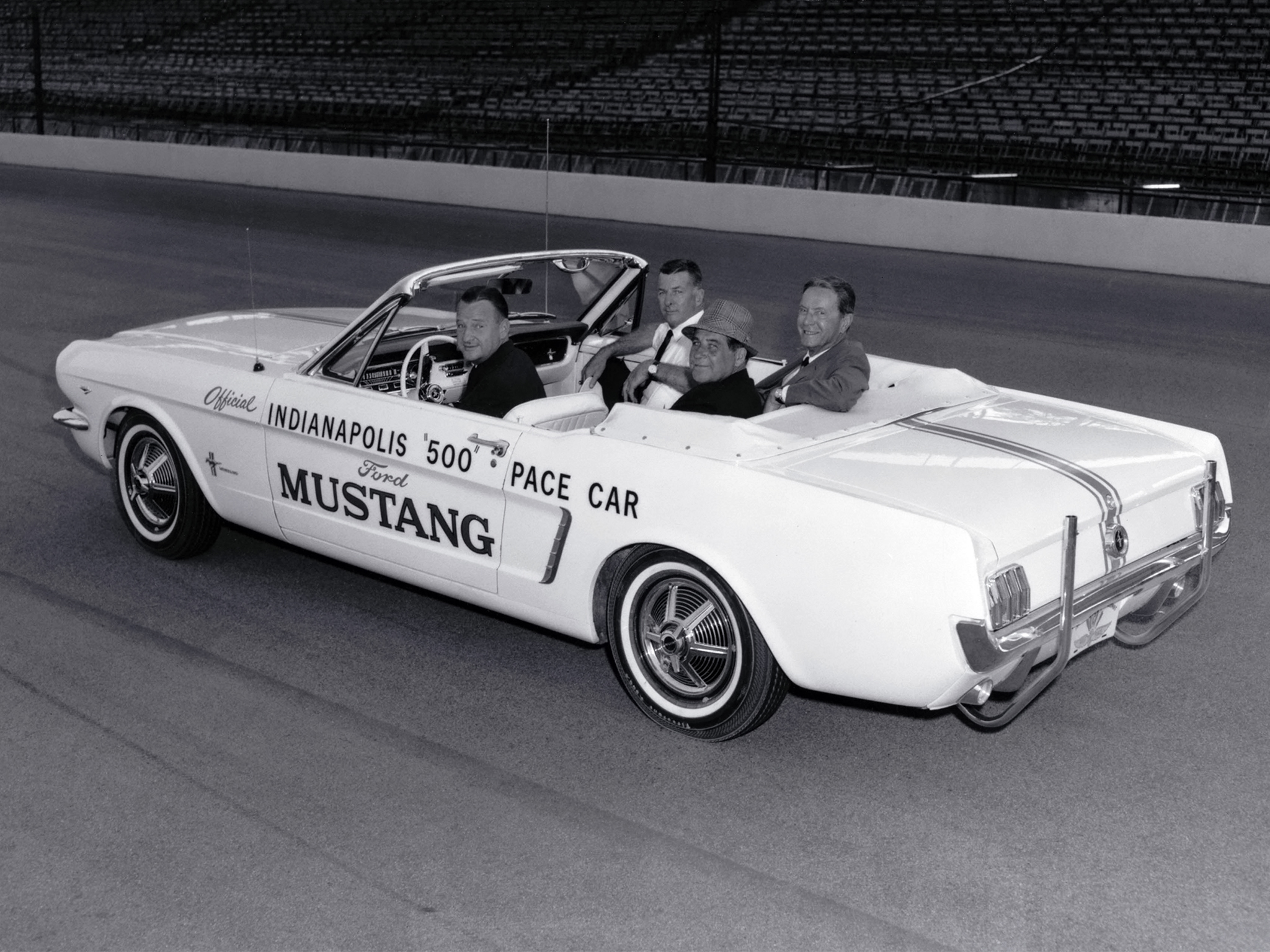 1964, Ford, Mustang, Convertible, Indy, 500, Pace, Car, Muscle, Classic, Race, Racing Wallpaper