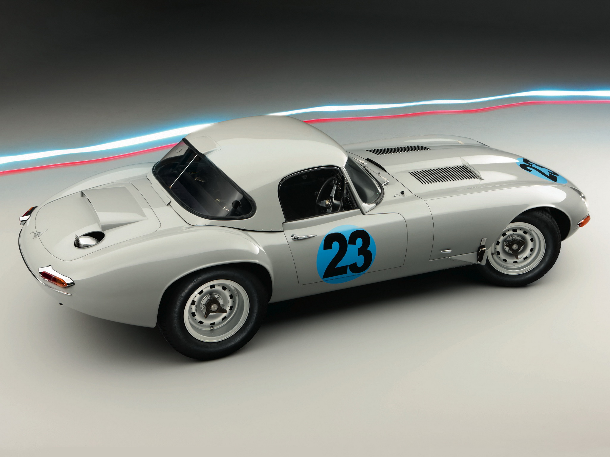 1964, Jaguar, E type, Lightweight, Roadster, Series i, Supercar, Race, Racing, Classic Wallpaper