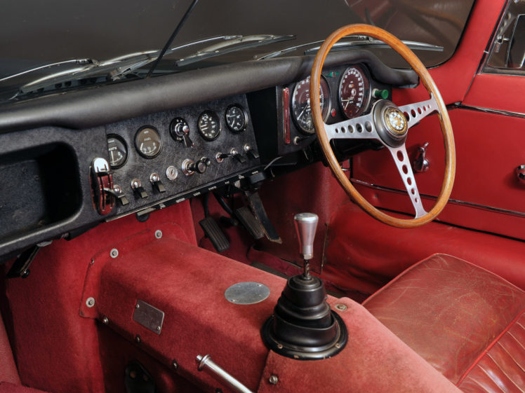 1964, Jaguar, E type, Lightweight, Roadster, Series i, Supercar, Race, Racing, Classic, Interior HD Wallpaper Desktop Background