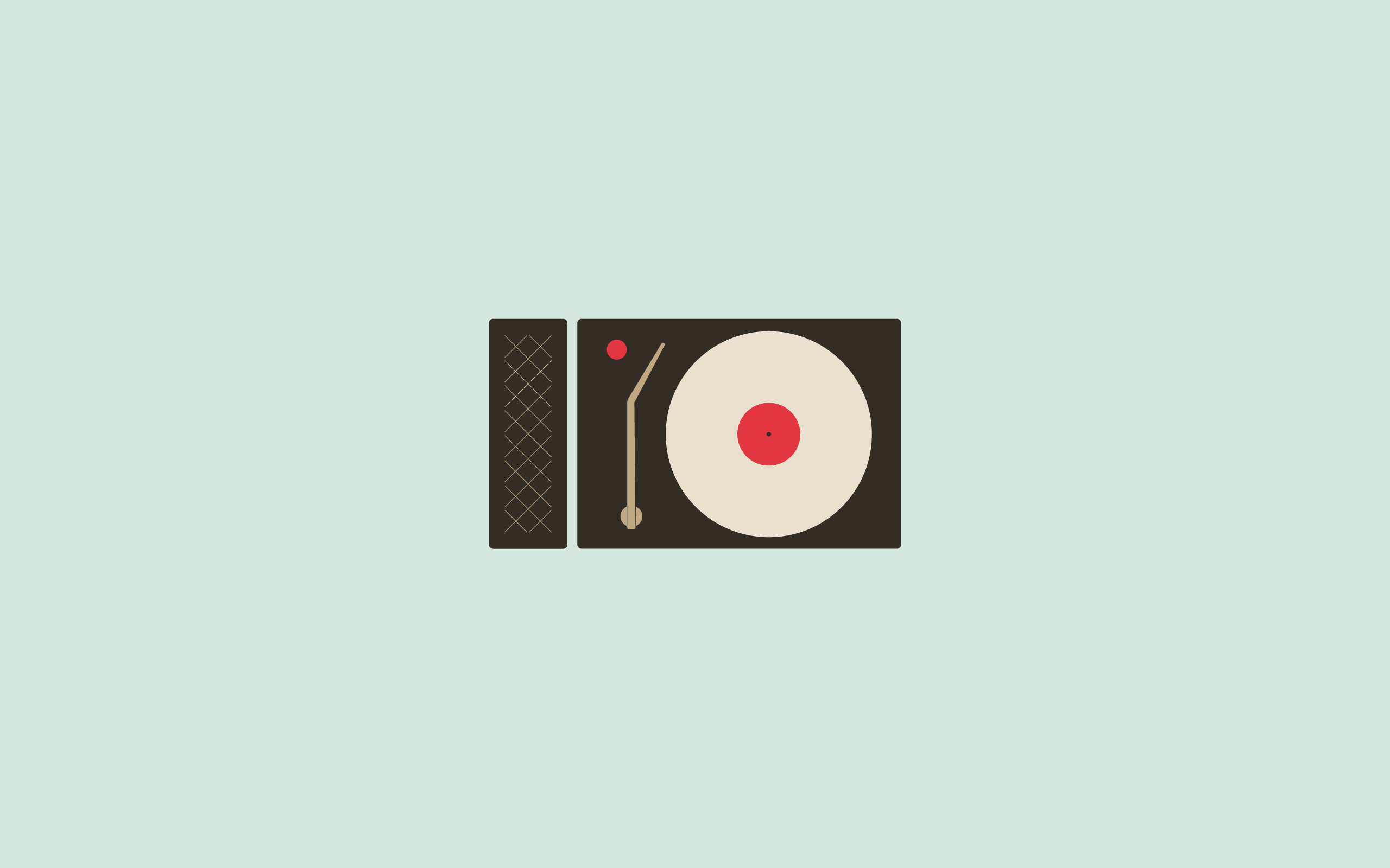 minimalistic, Turntables Wallpaper