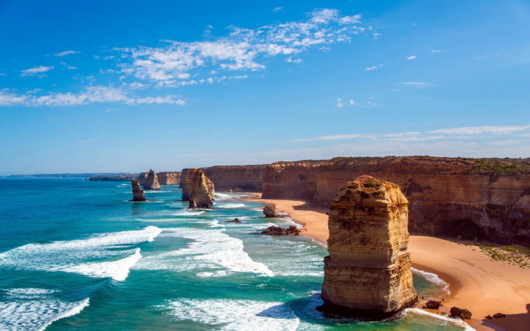 twelves, Apostles, Australia, Ocean, Waves HD Wallpaper Desktop Background