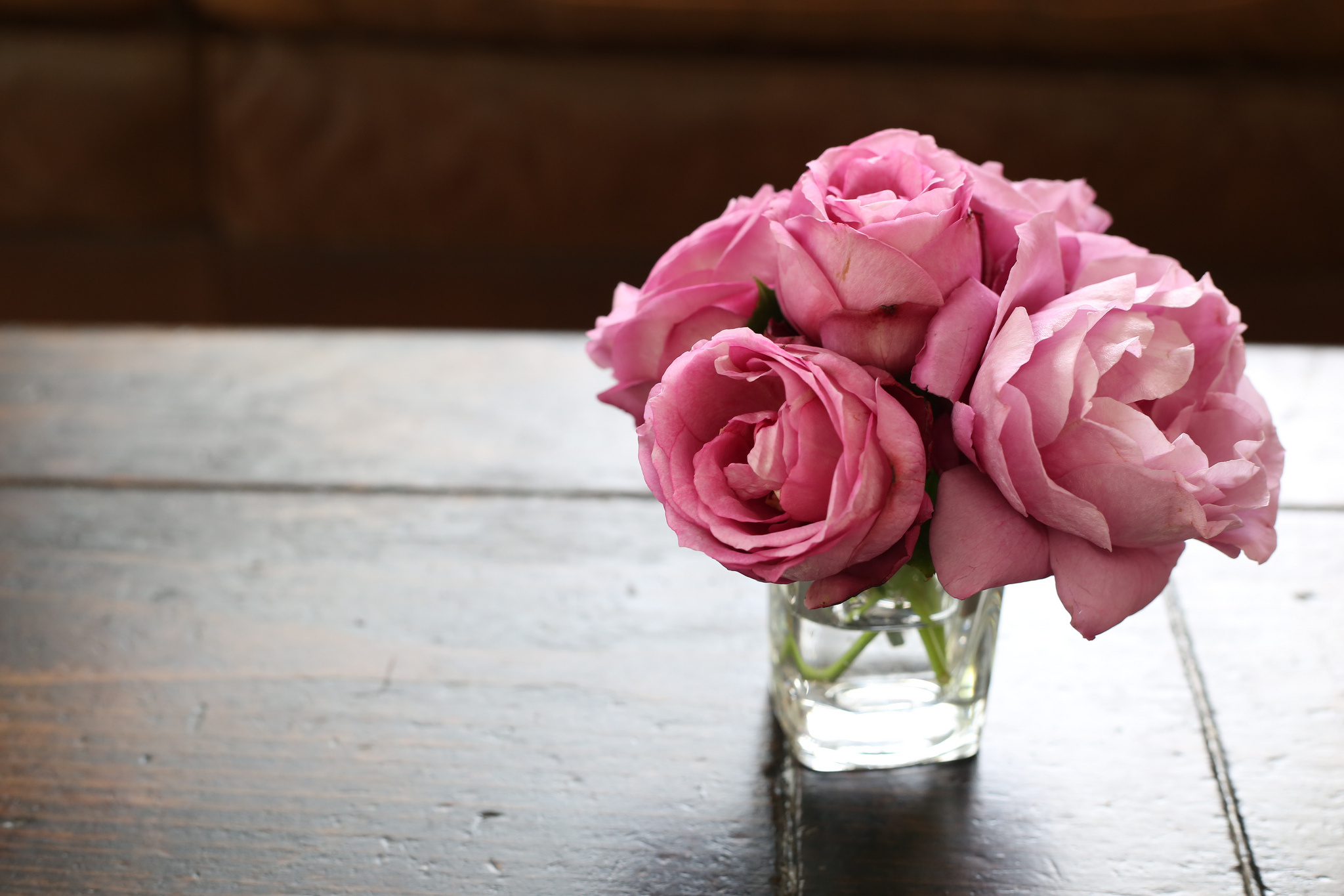 bouquet, Vase, Roses Wallpaper