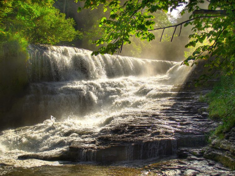 new, York, River, Waterfall HD Wallpaper Desktop Background