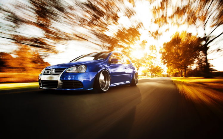 road, Tuning, Volkswagen, Golf, Gti HD Wallpaper Desktop Background