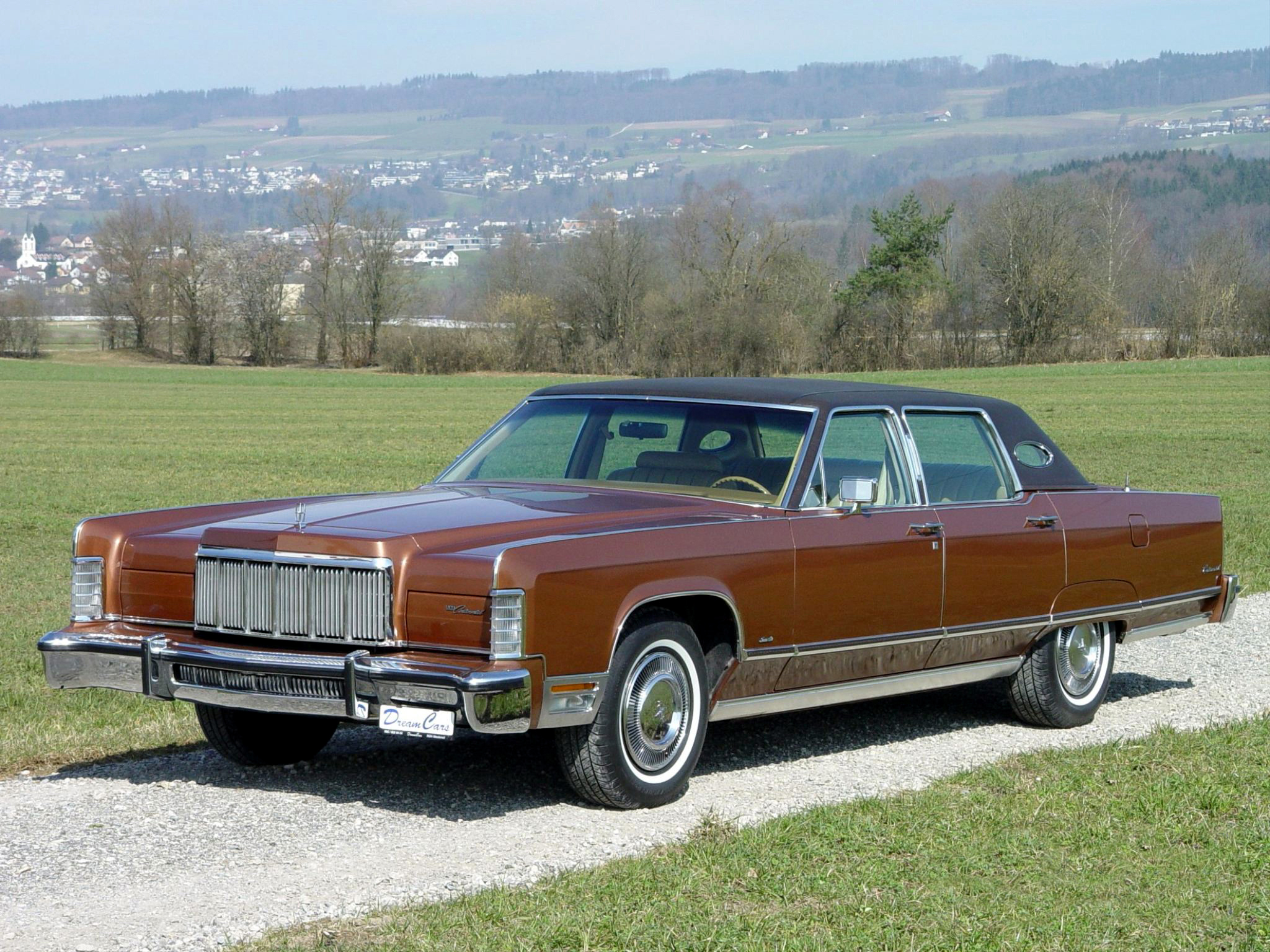 1976, Lincoln, Continental, Town, Car, Luxury Wallpaper