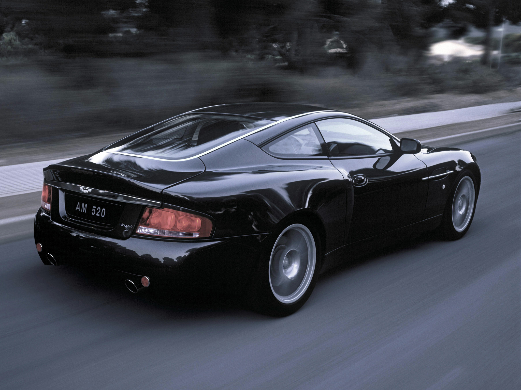 2004, Aston, Martin, V12, Vanquish Wallpaper