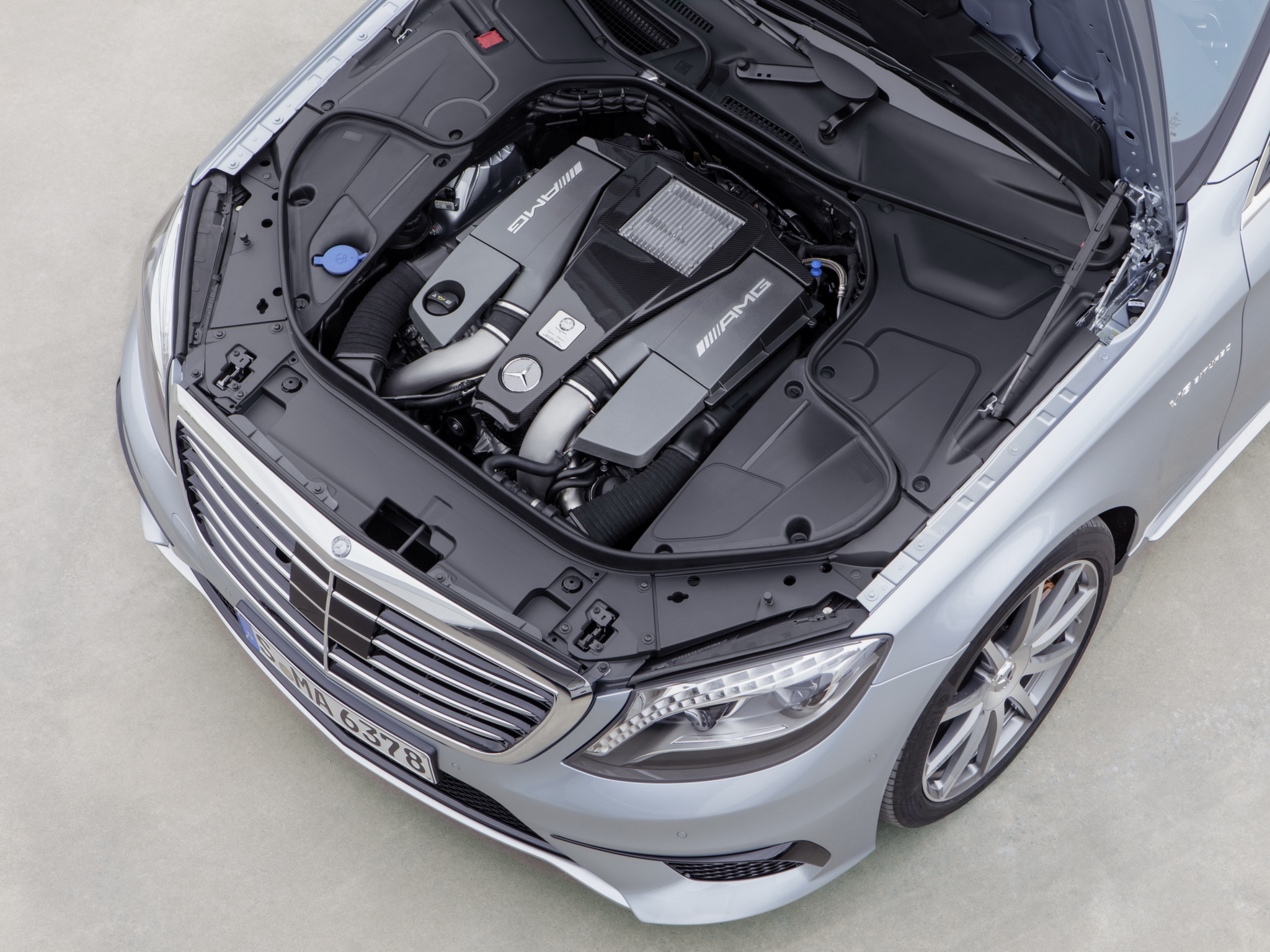 2013, Mercedes, Benz, S 63, Amg, W222, Luxury, Engine Wallpaper