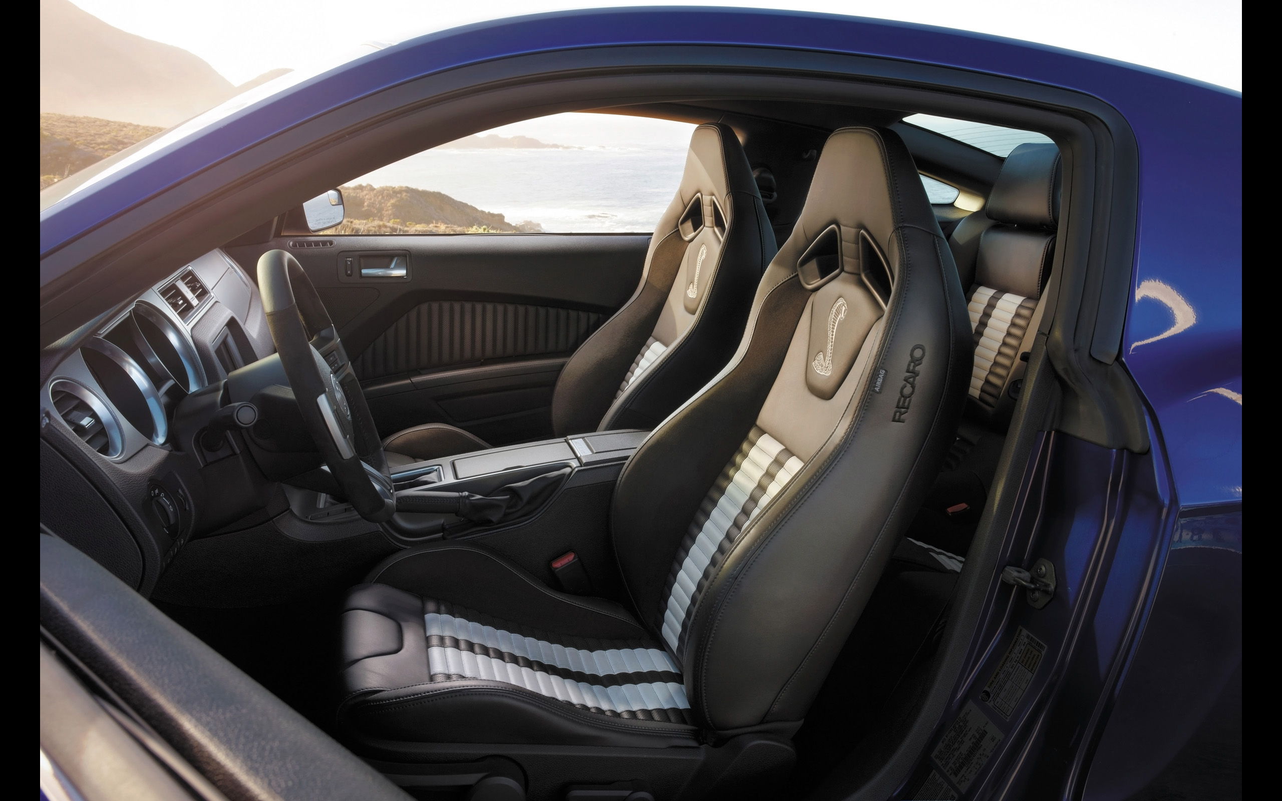 2014, Ford, Shelby, Gt500, Mustang, Muscle, Interior Wallpaper