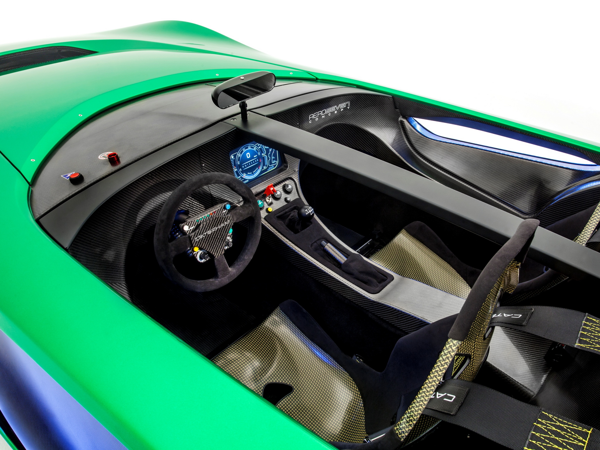 2013, Caterham, Aeroseven, Concept, Supercar, Interior Wallpaper