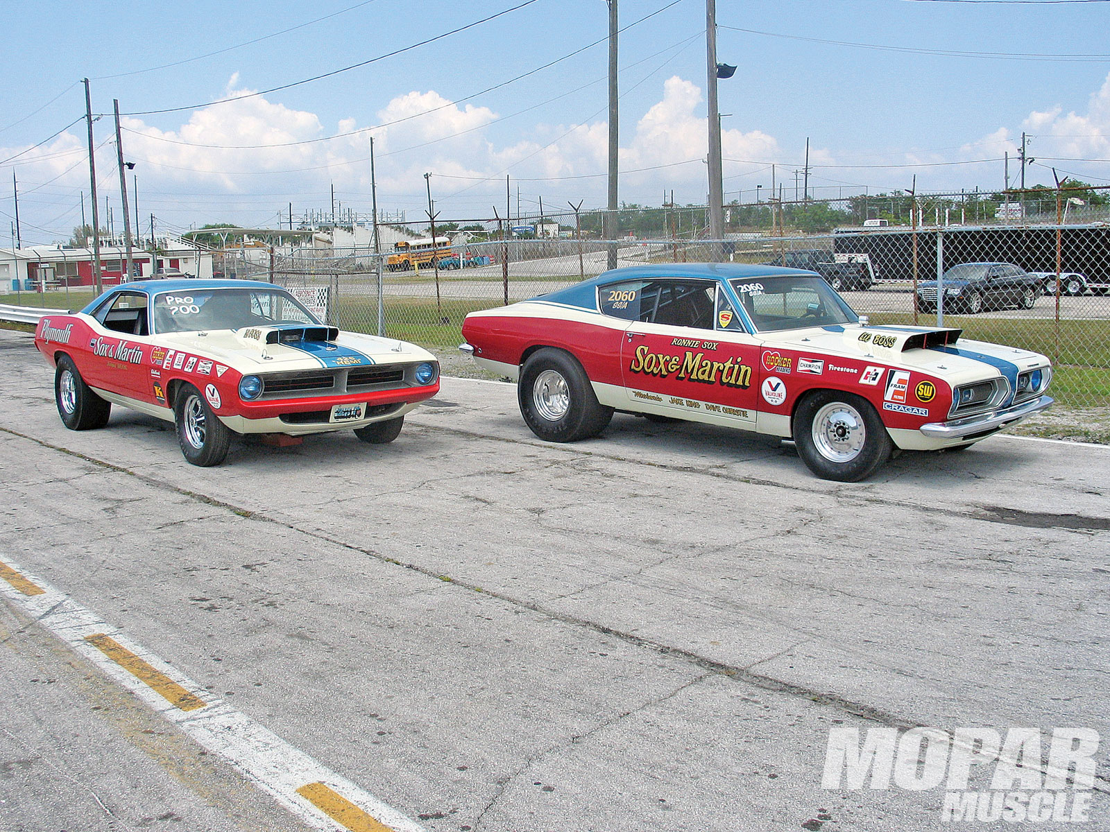 sox, And, Martin, Plymouth, Cuda, Drag, Racing, Race, Muscle, Hot, Rod, Rods Wallpaper