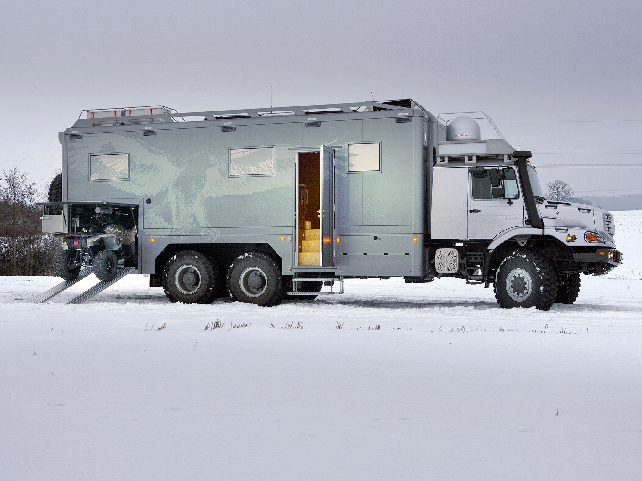 2011, Mercedes, Benz, Zetros, 2733a, Expedition, Vehicle, 6x6, Offroad, Motorhome, Camper Wallpaper