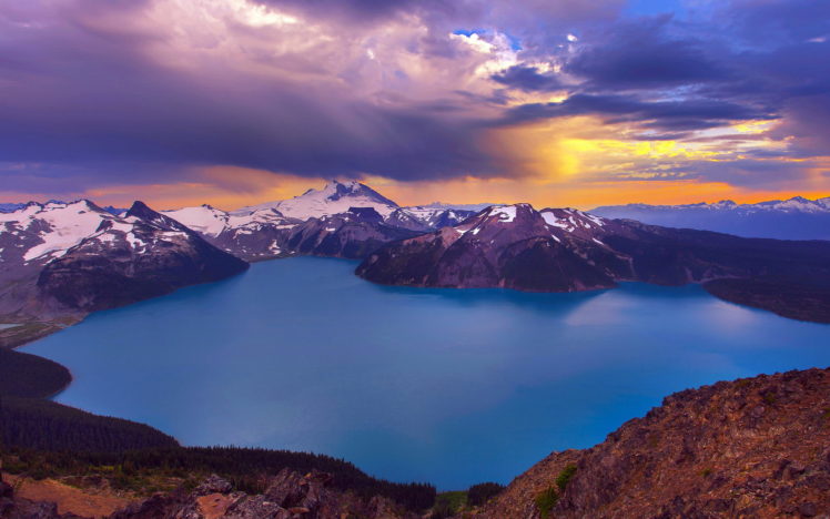 mountains, Lake HD Wallpaper Desktop Background