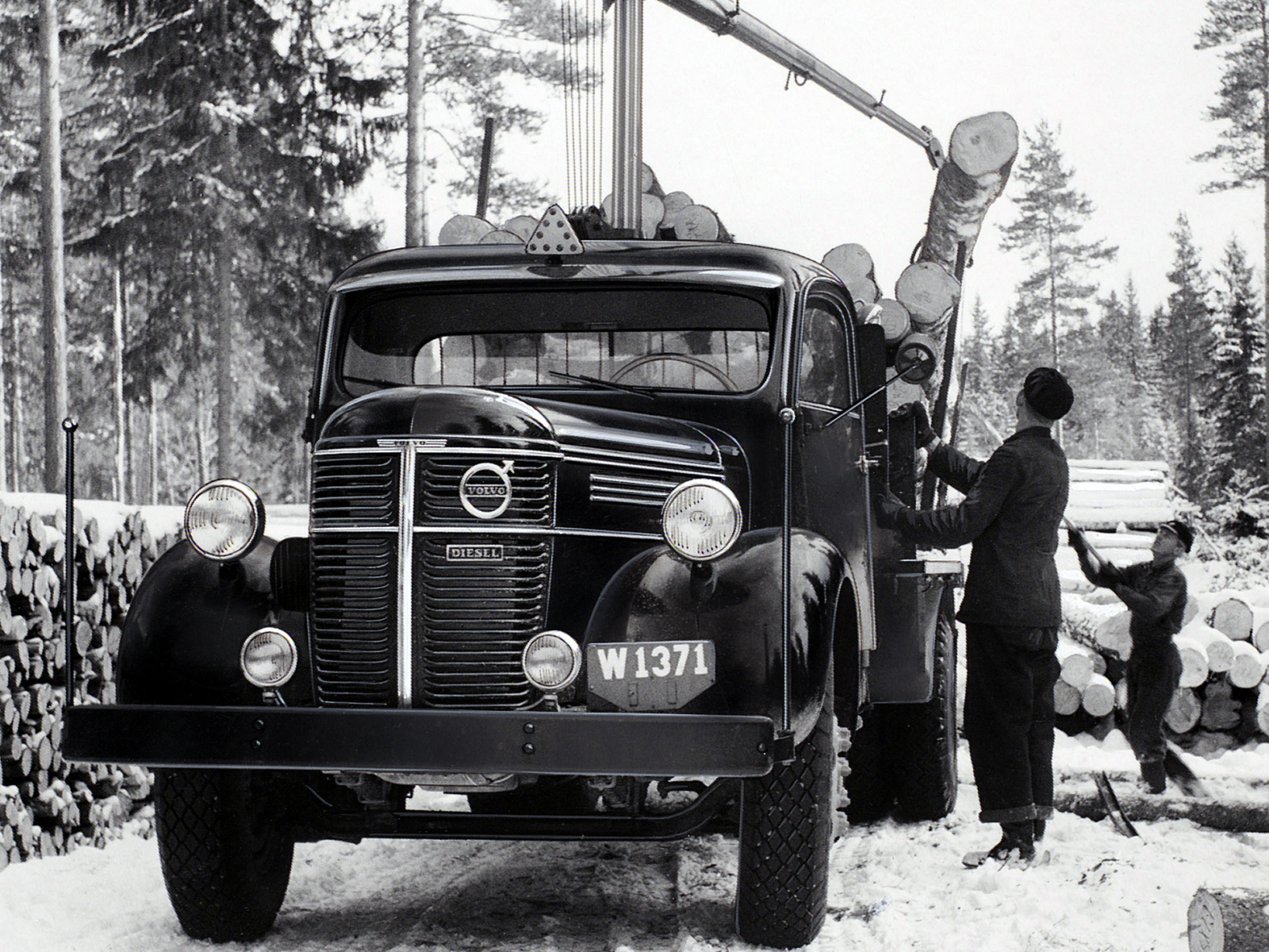 1946, Volvo, Lv150, Retro Wallpaper
