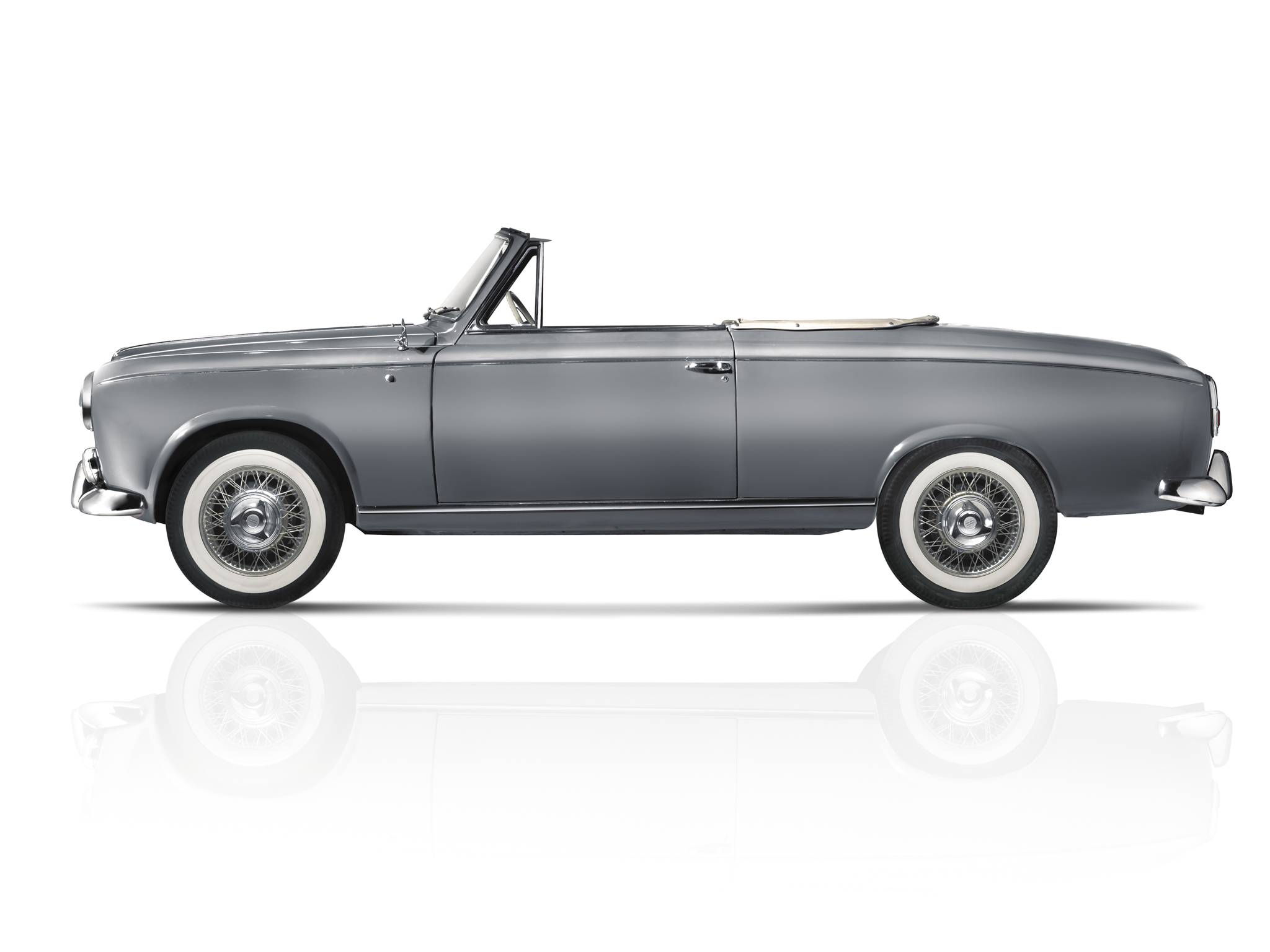 1955, Peugeot, 403, Cabrio, Retro, Convertible Wallpaper