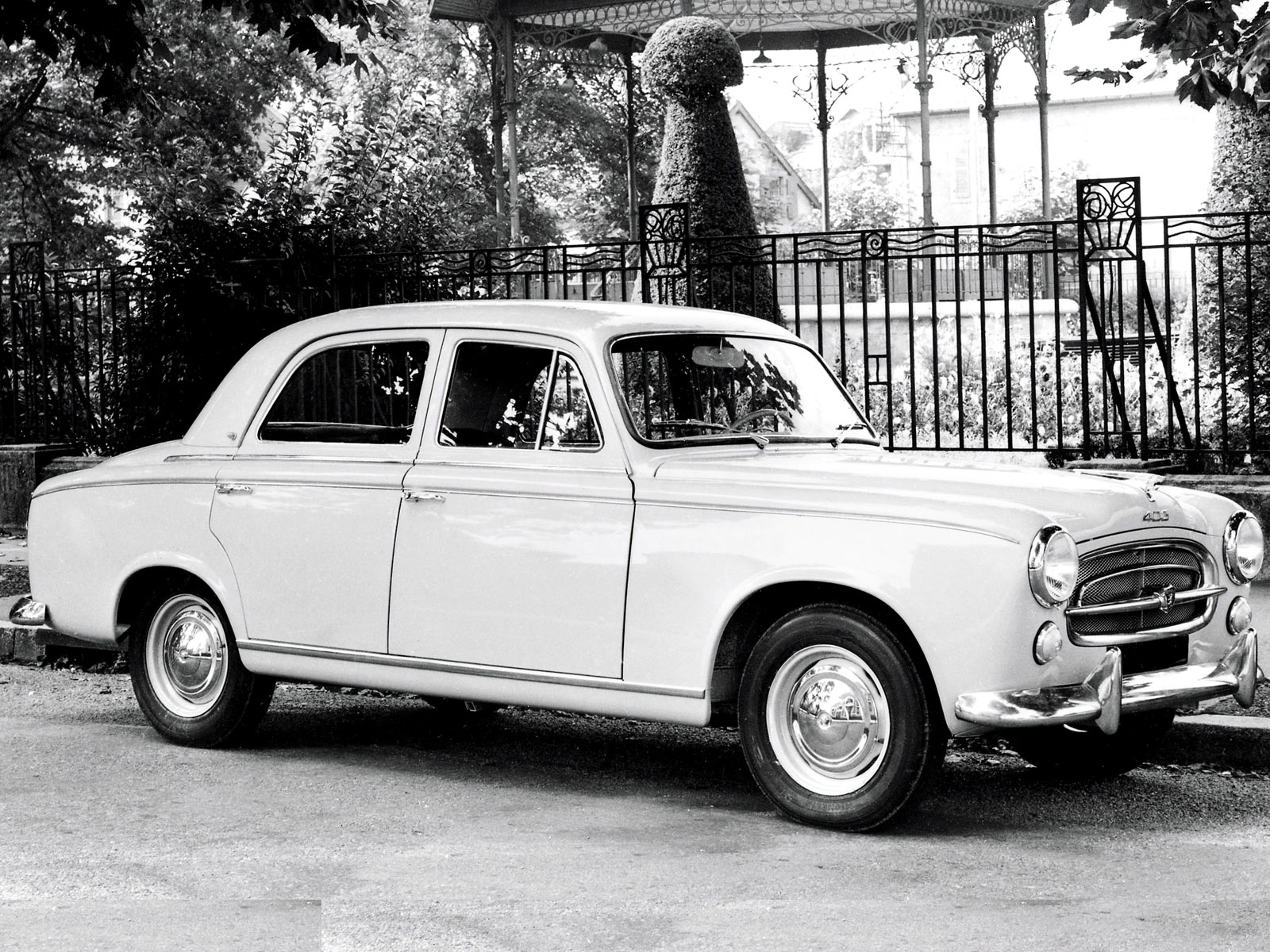 1955, Peugeot, 403, Retro Wallpaper