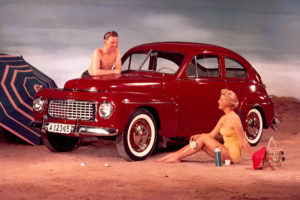 1955, Volvo, Pv444, Ks, Retro